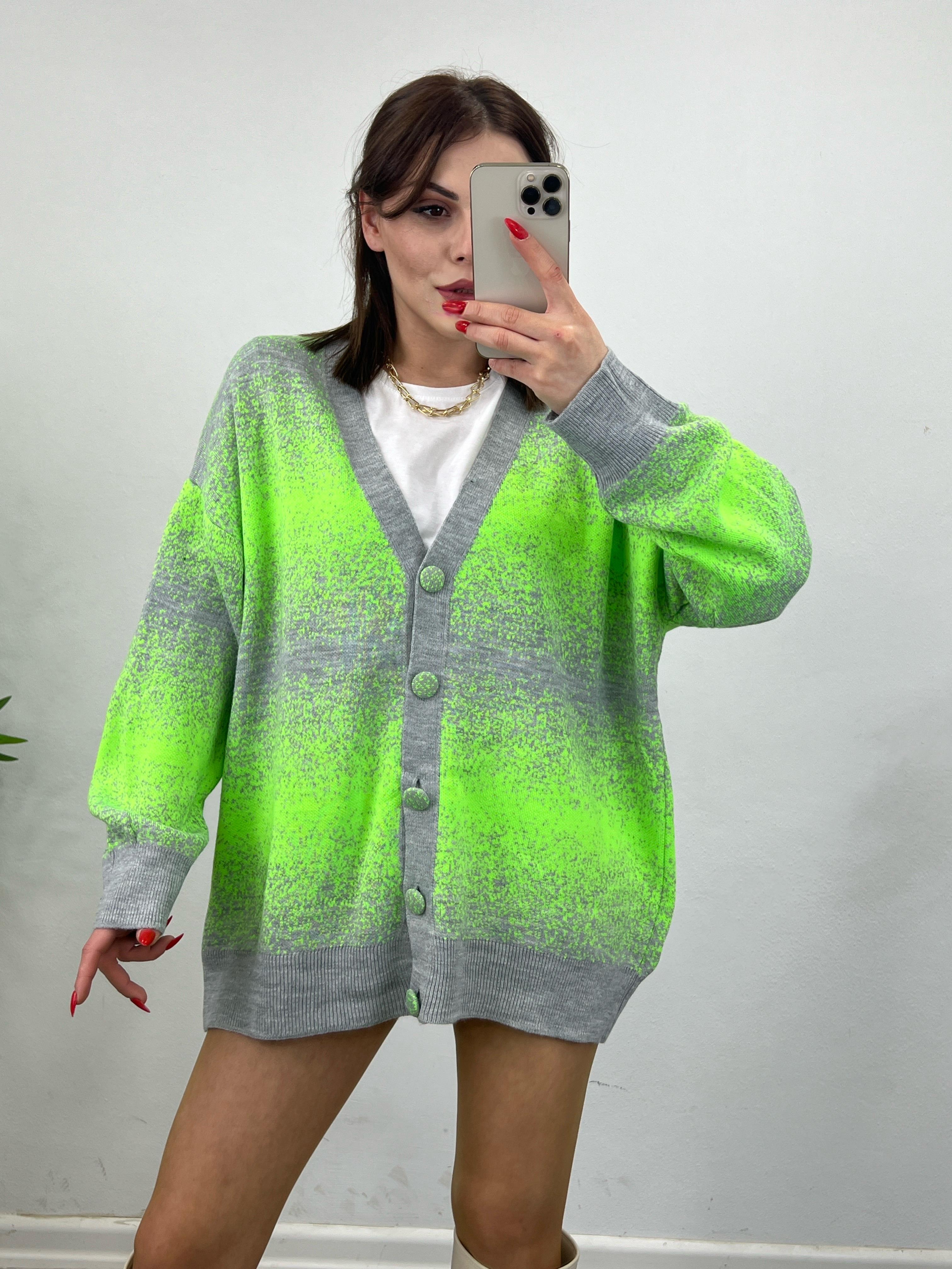 NEON YEŞİLİ HIRKA