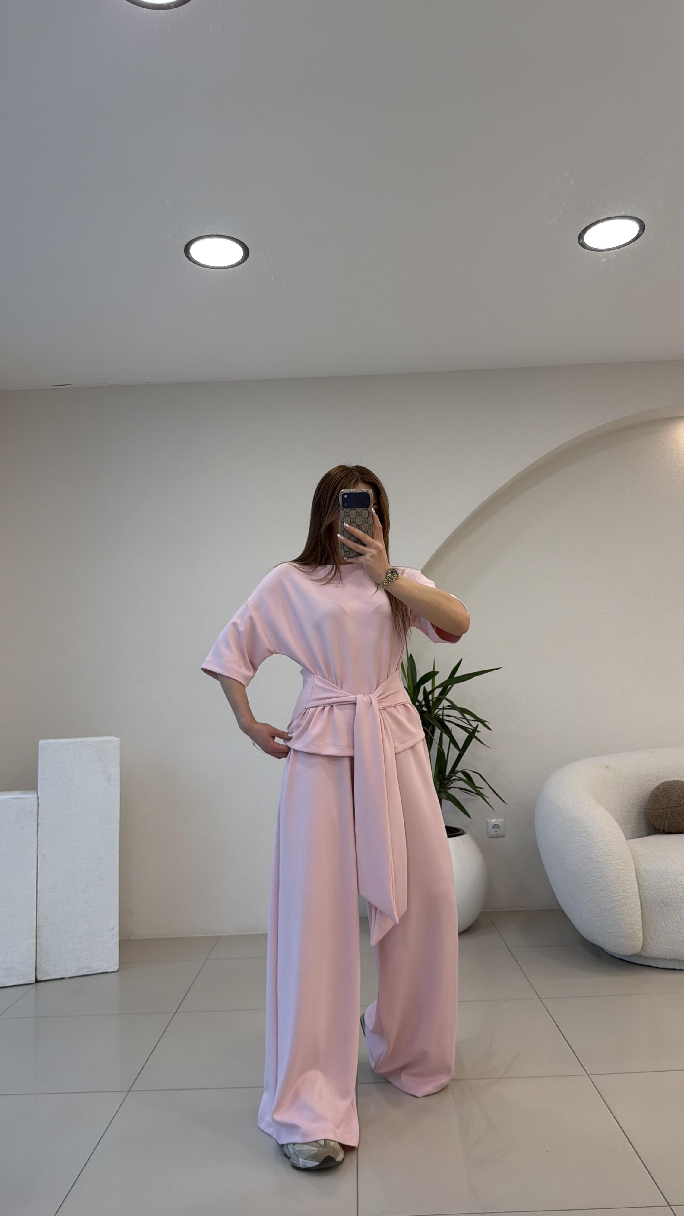 ÖNDEN BAĞLAMALI TAKIM PEMBE 