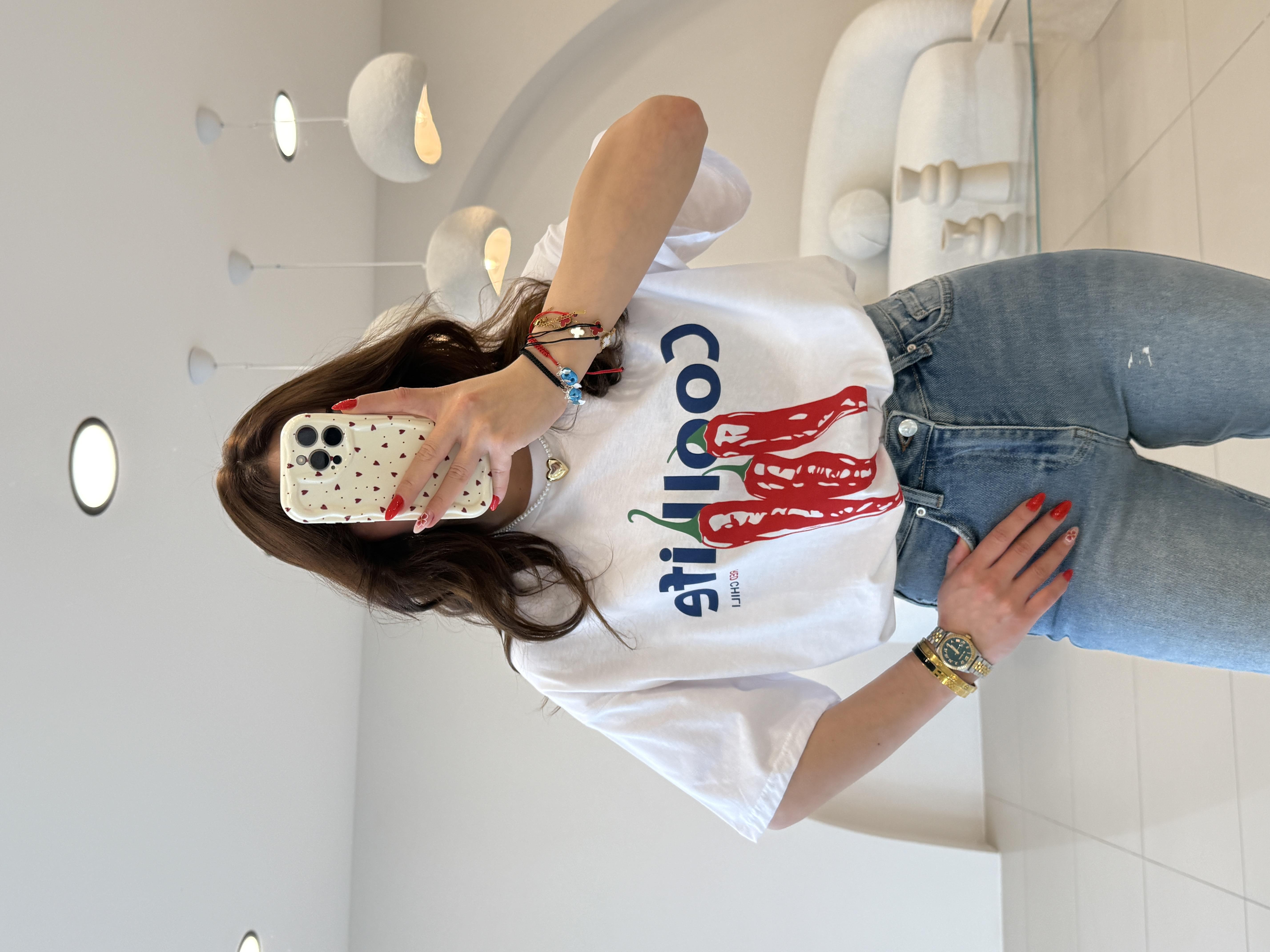 ÖNÜ BASKILI TSHIRT ( COOLLİFE )