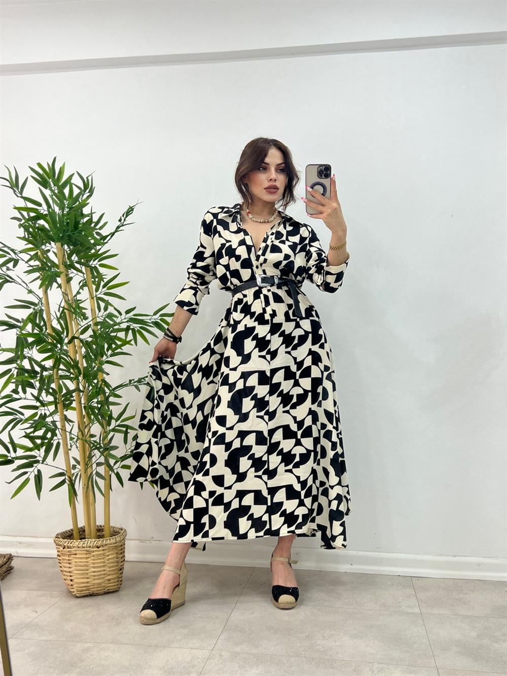 ORJİNAL MARKA ASİMETRİK ELBİSE