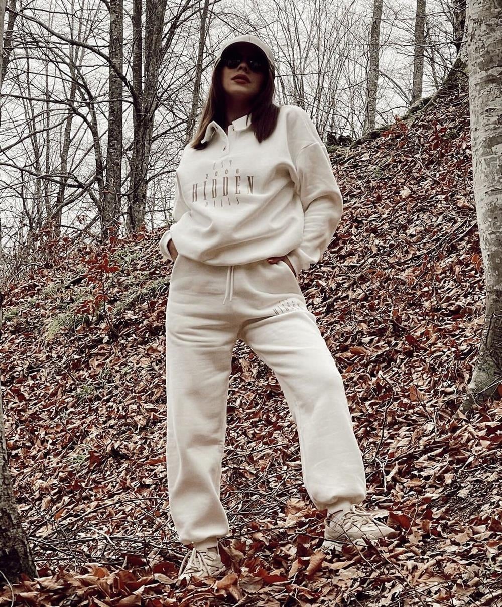 ORJİNAL MARKA BEYAZ EŞOFMAN TAKIMI