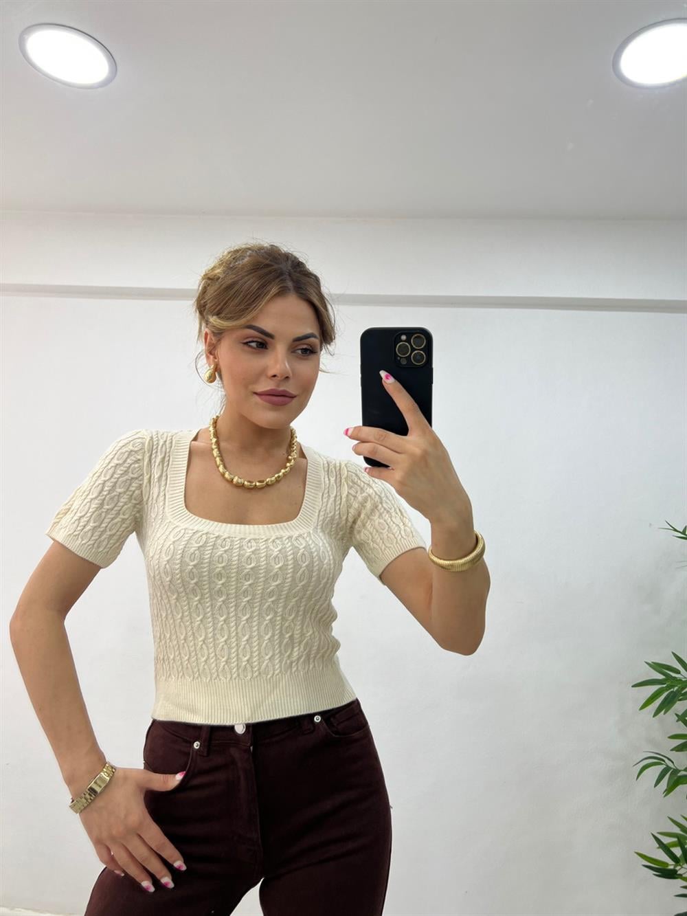 ORJINAL MARKA KARE YAKA MERSERİZE