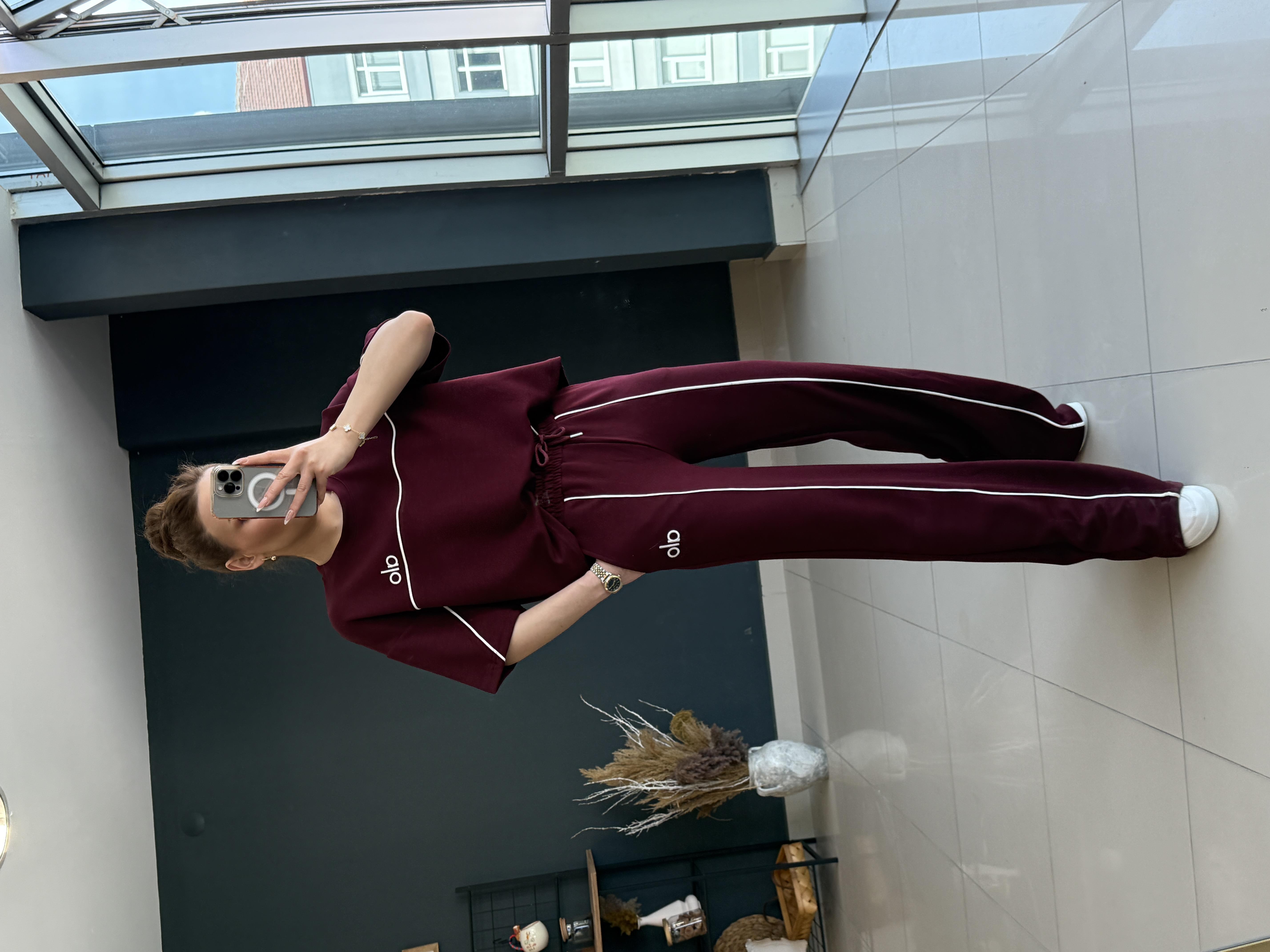 ORJİNAL MARKA MODAL KUMAŞ TAKIM BORDO