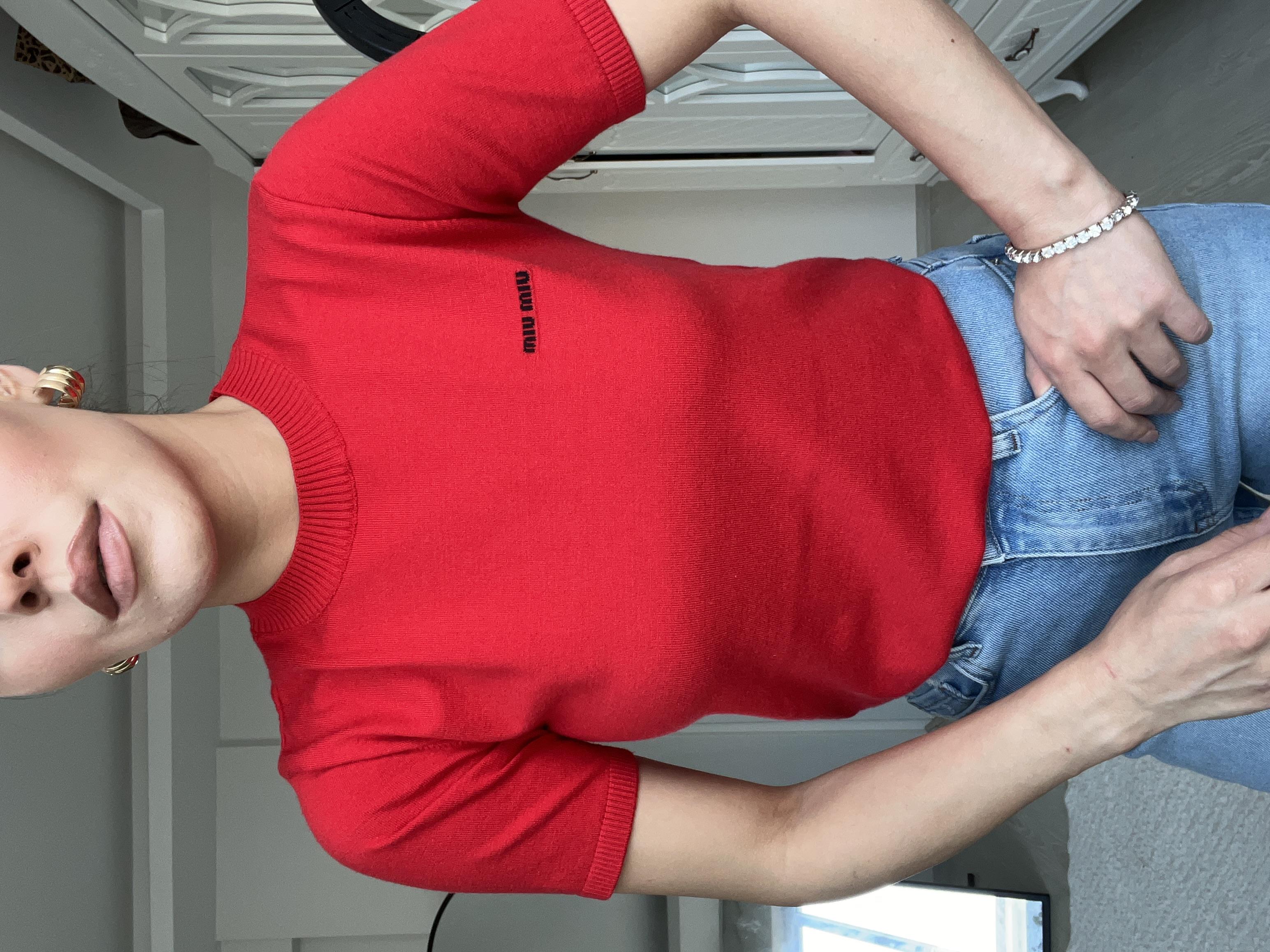 ORJİNAL MARKA PAMUK TRİKO TSHİRT KIRMIZI