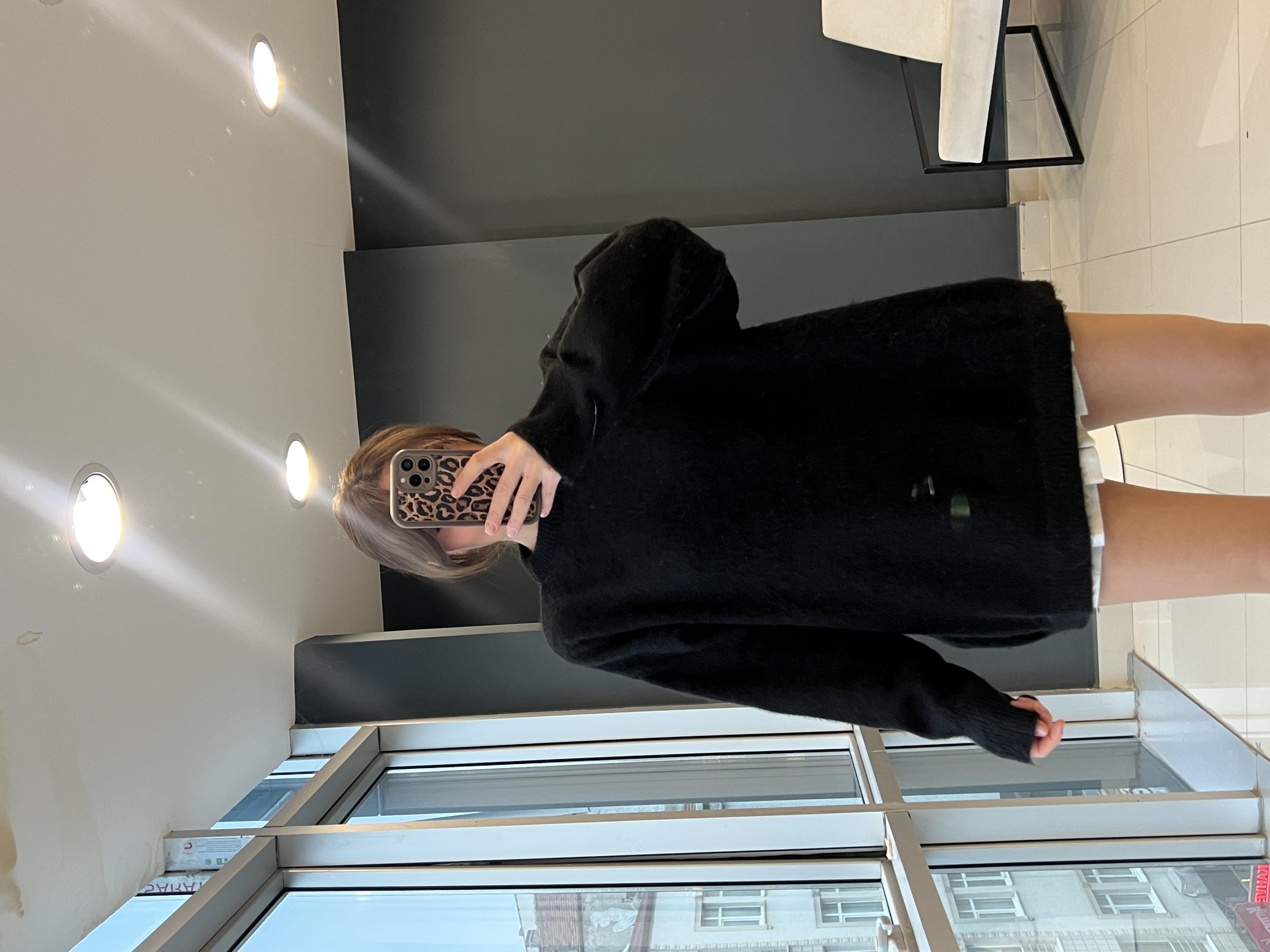 ORJİNAL MARKA SAKALLI KAZAK SİYAH