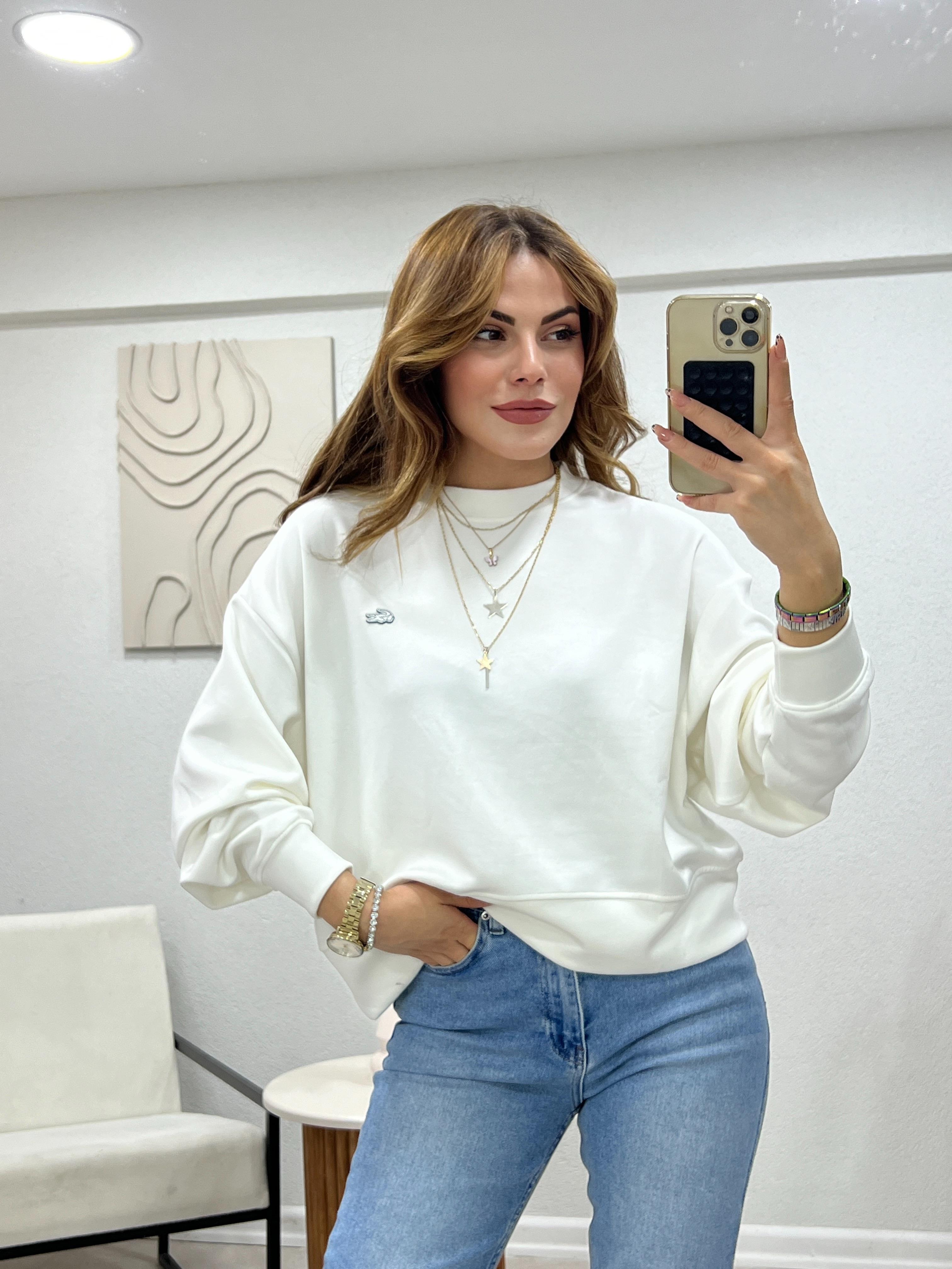 ORJİNAL MARKA SCUBA KUMAŞ SWEAT BEYAZ