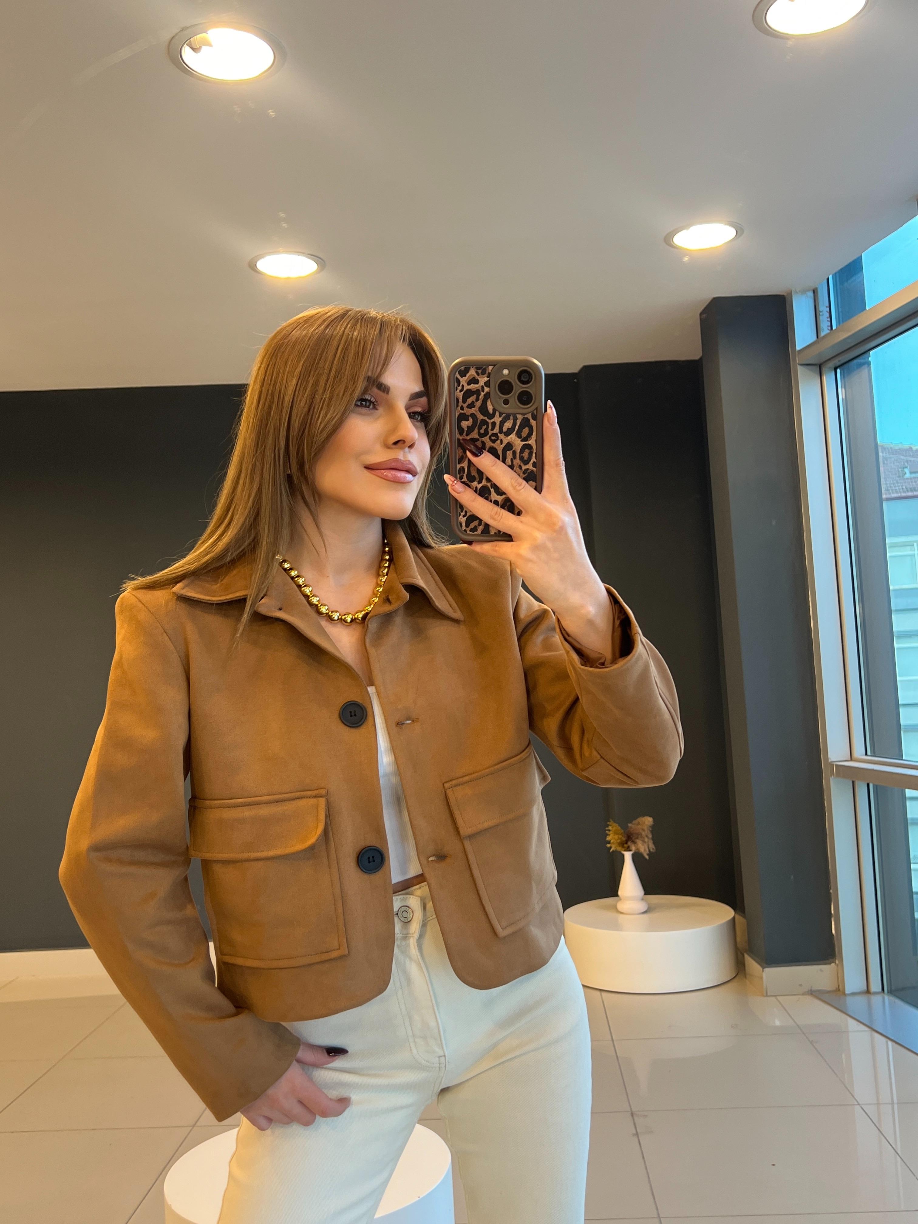 ORJİNAL MARKA SÜET CEKET TARÇIN