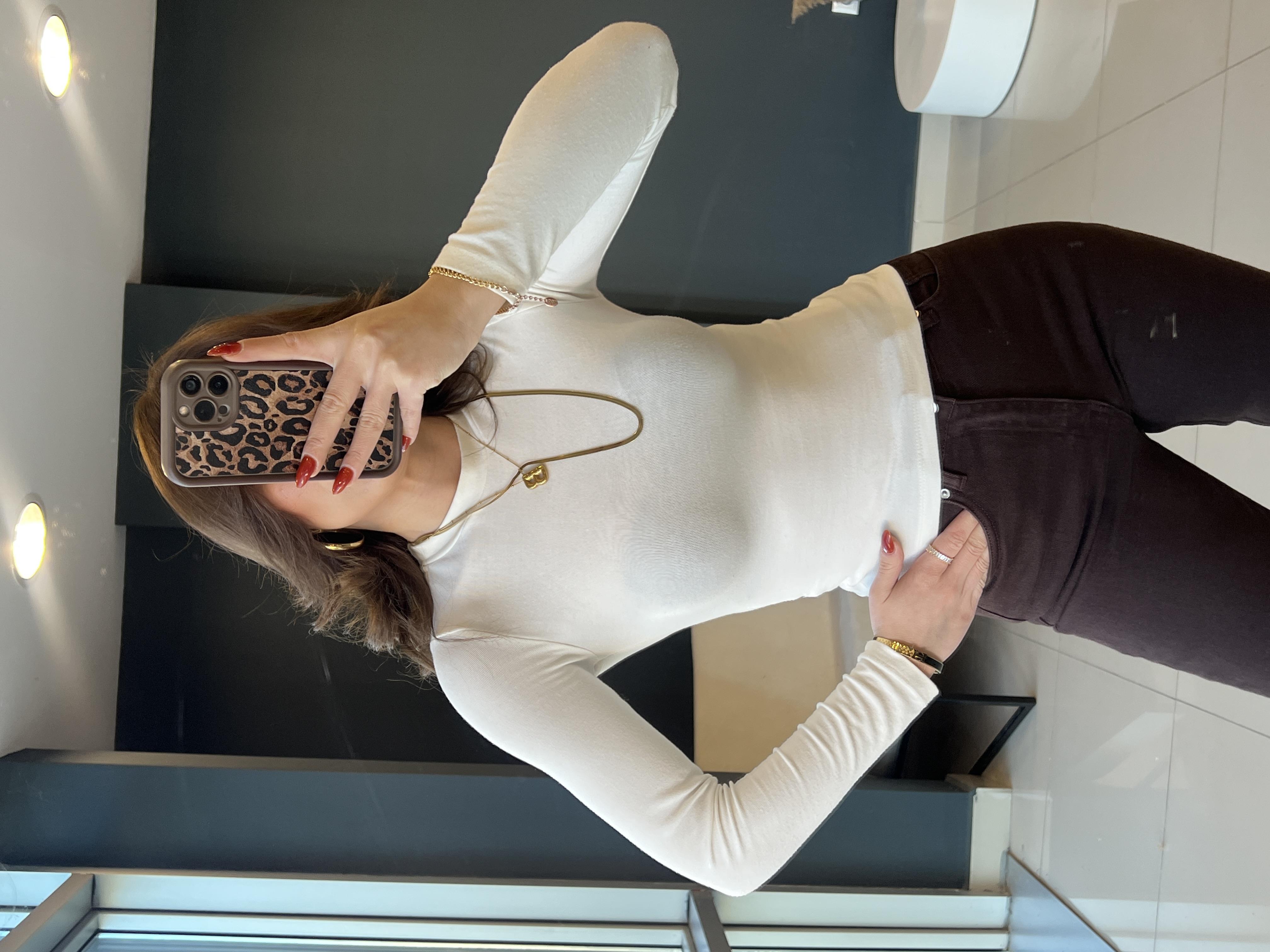 PAMUK BASİC BLUZ EKRU