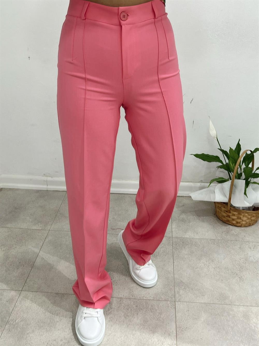 PEMBE PALAZZO PANTOLON