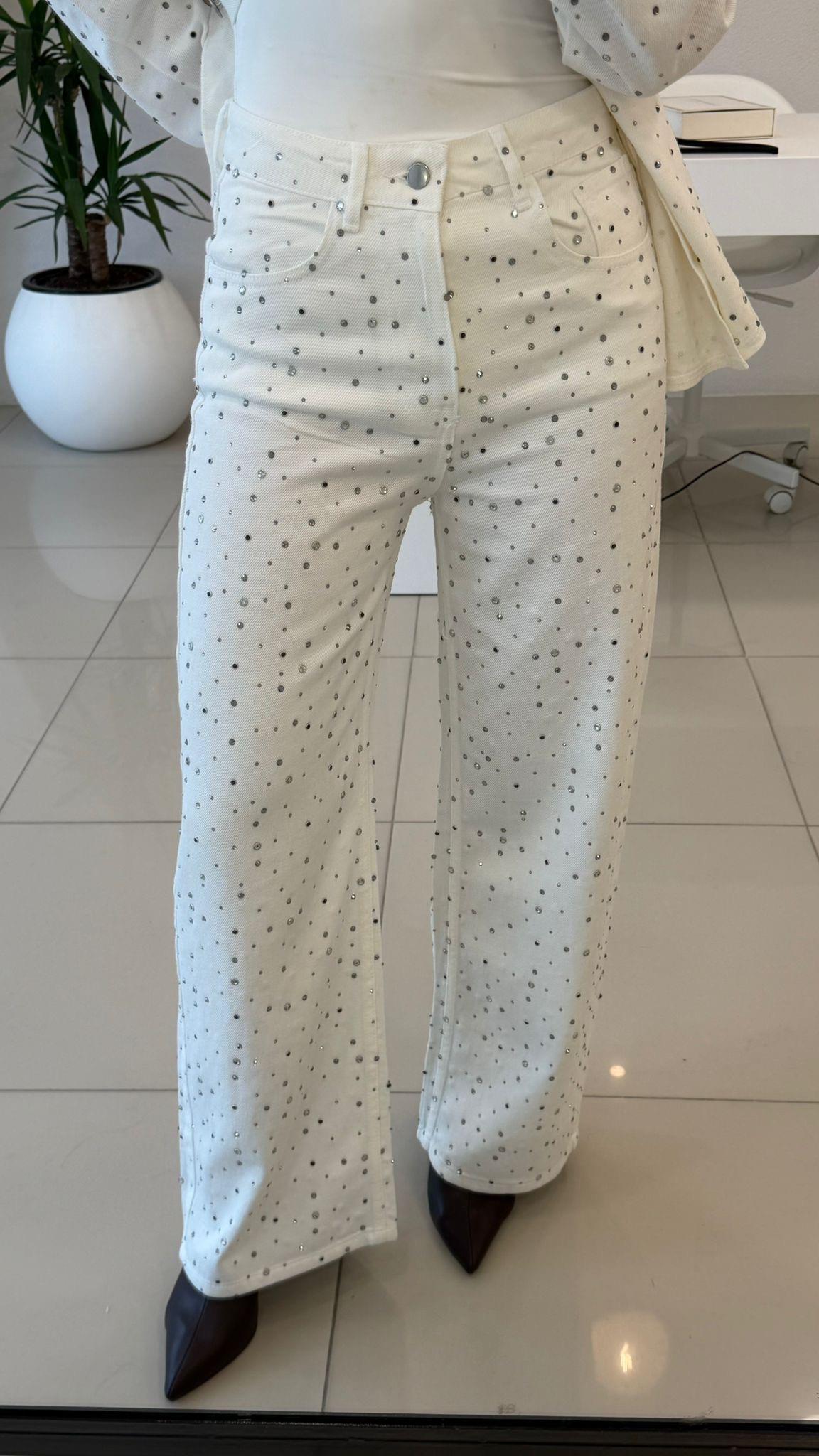 PREMİIM SERİ TAŞLI BOL PAÇA PANTOLON