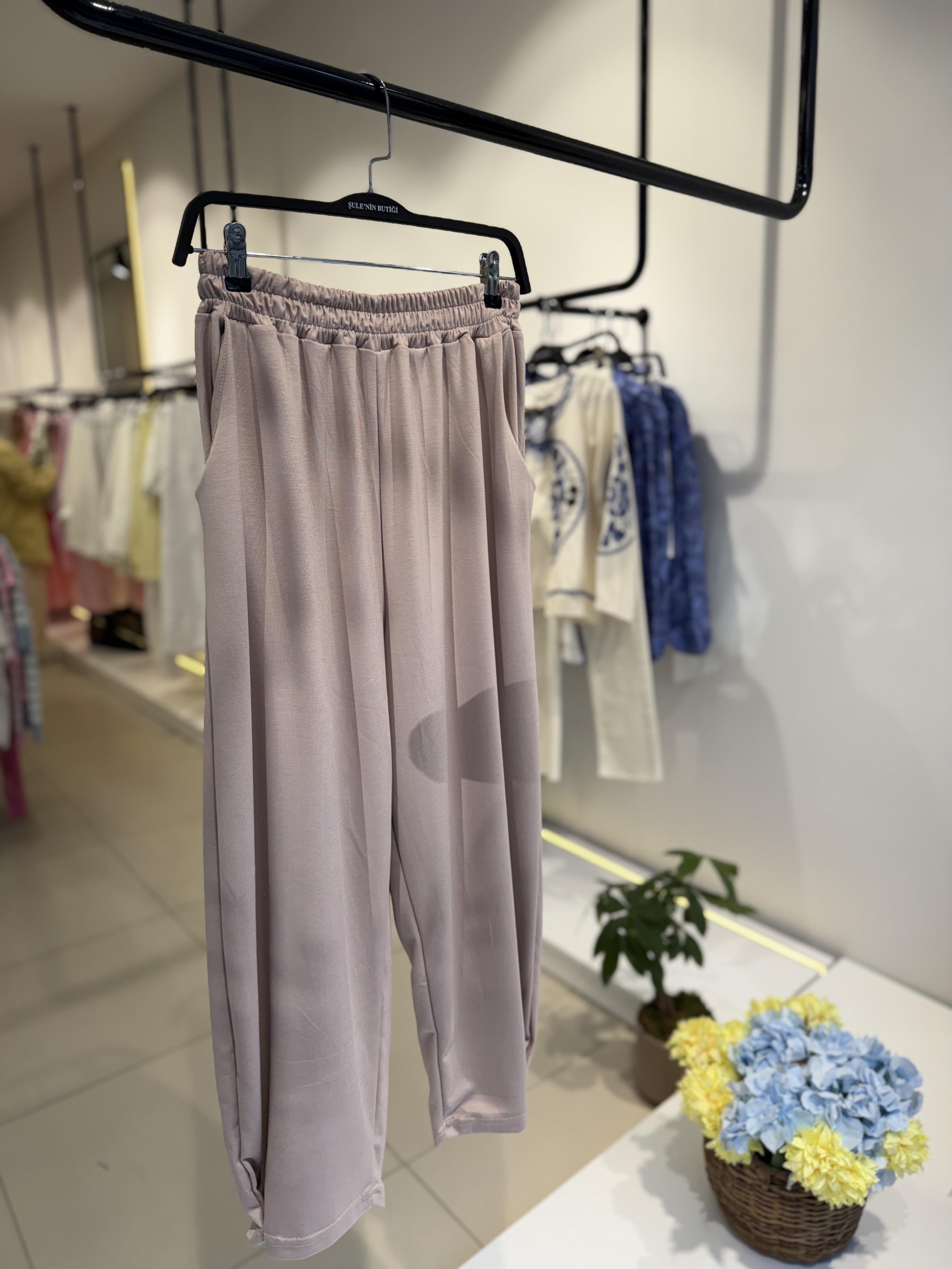 RAHAT KESİM MODAL KUMAŞ ŞALVAR TAŞ 