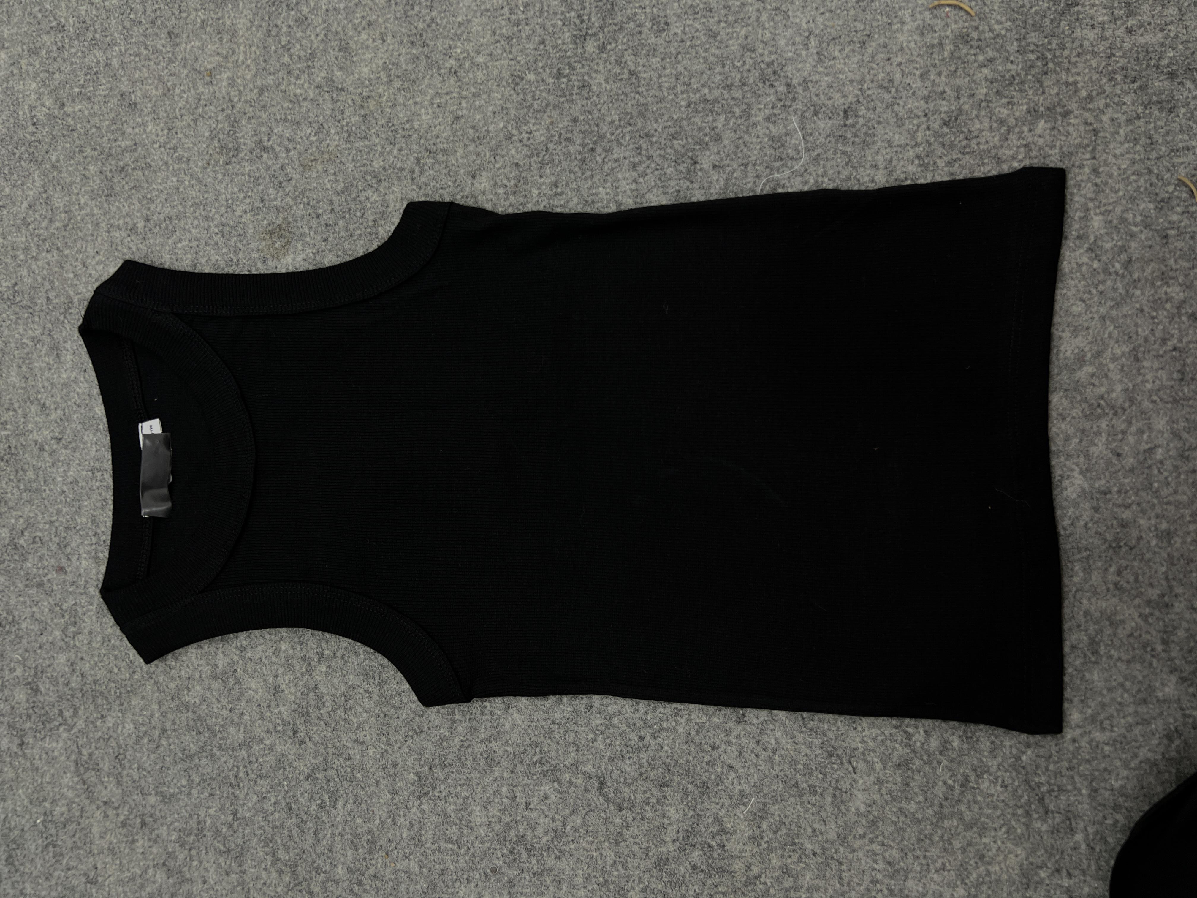 SİYAH KALIN BİYELİ CROP