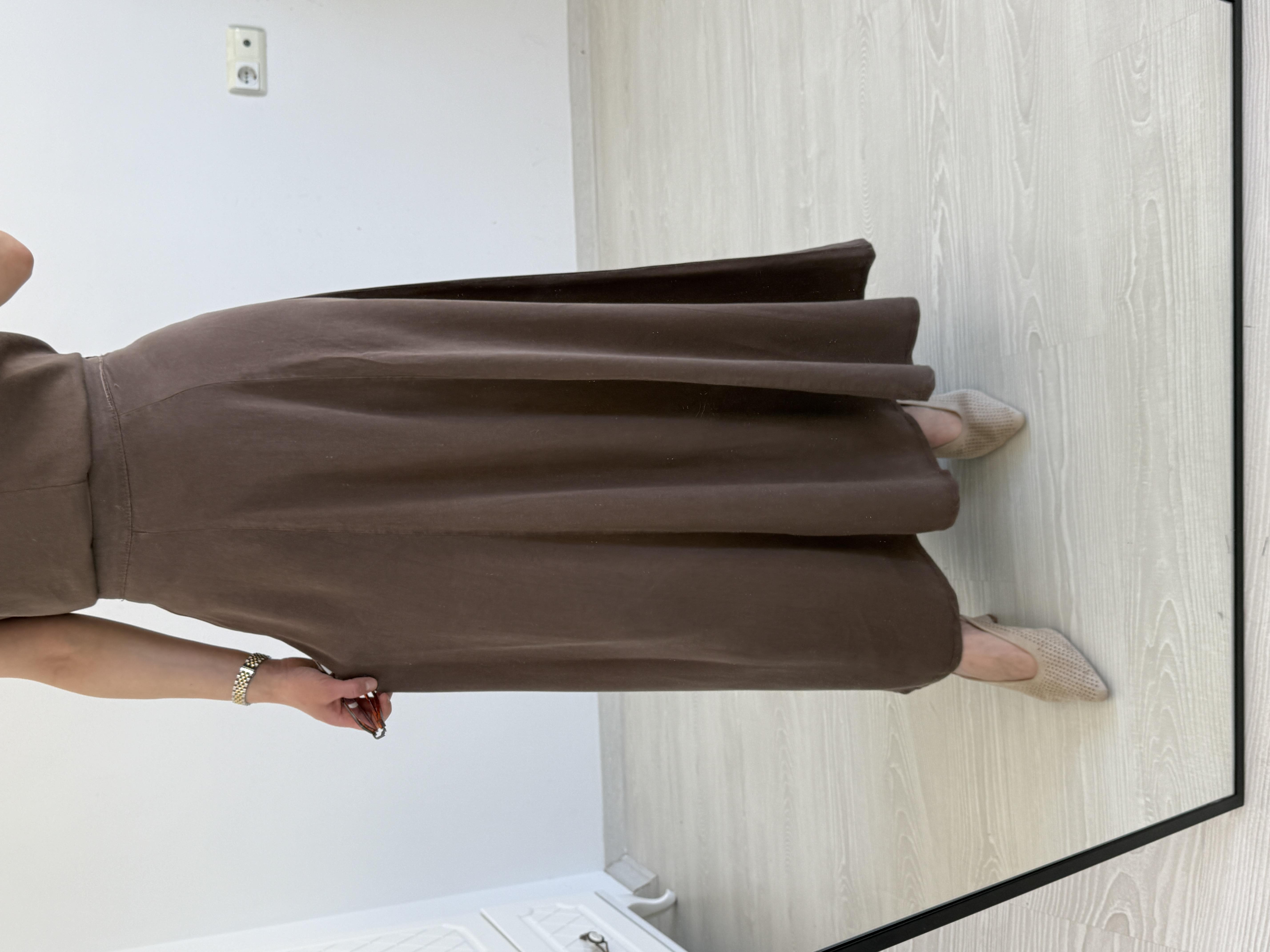 TENSEL KUMAŞ ETEK KAHVE