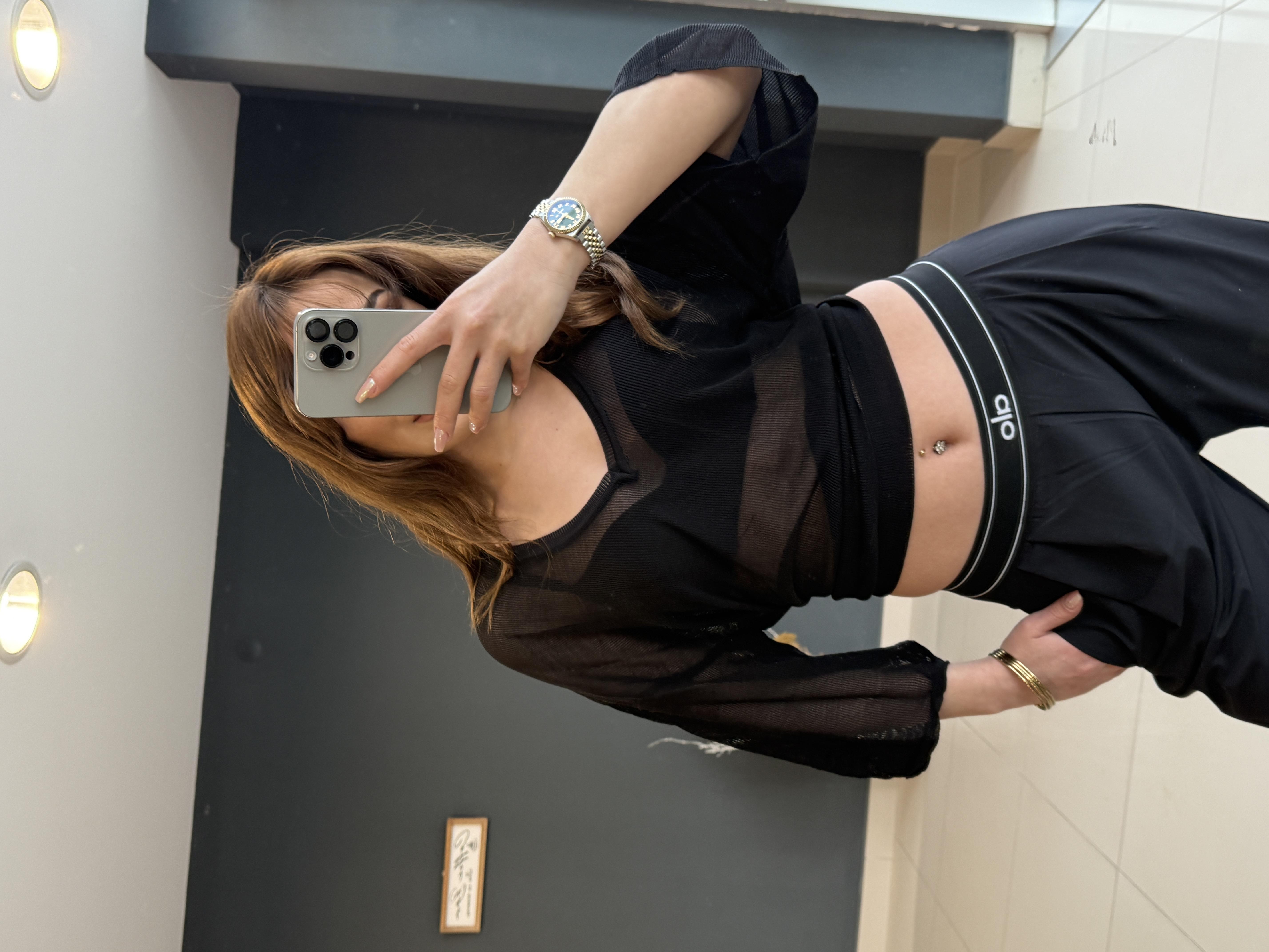 V YAKA TÜL MERSERİZE SİYAH