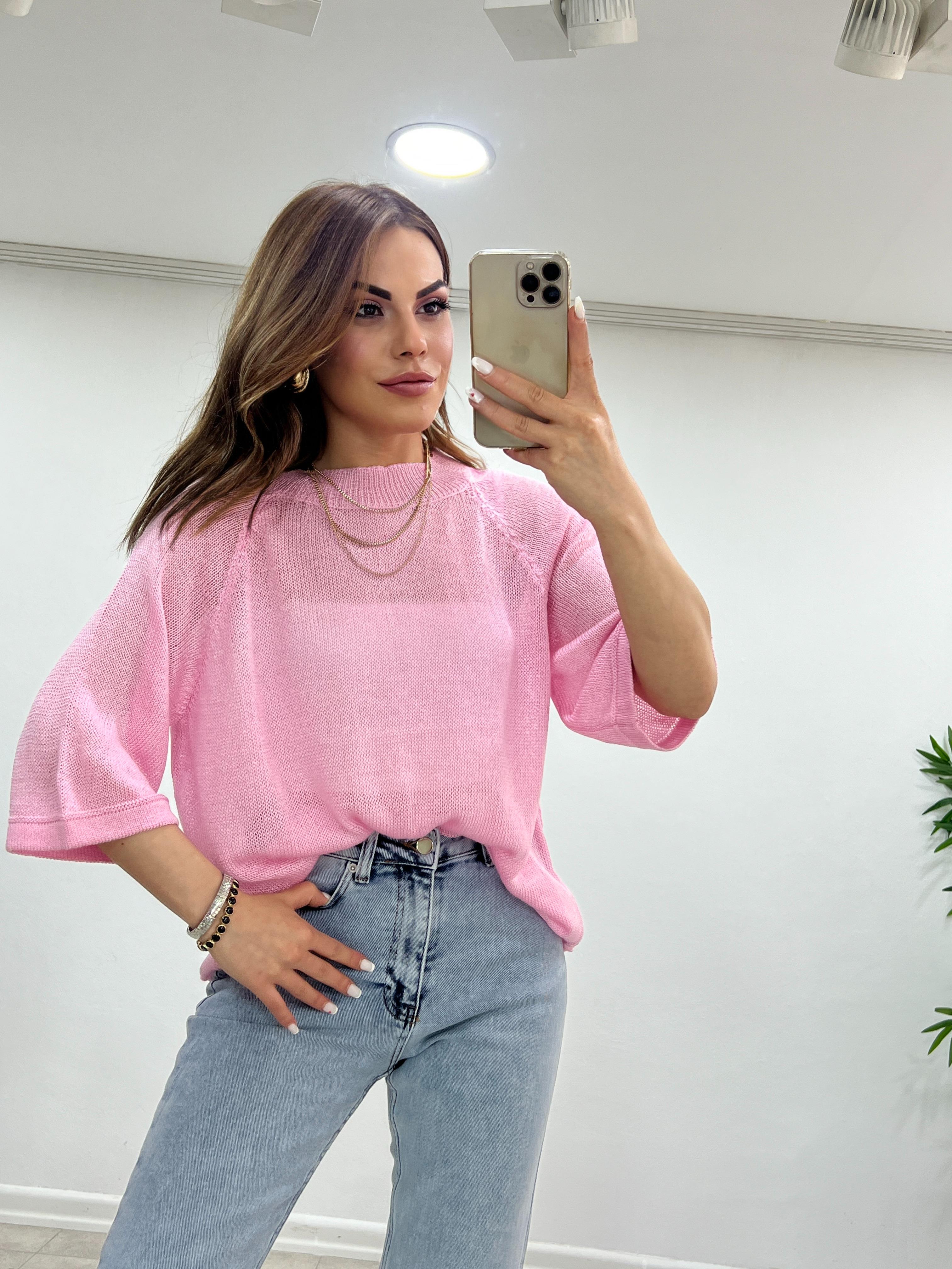 YETİM KOL MERSERİZE PEMBE 