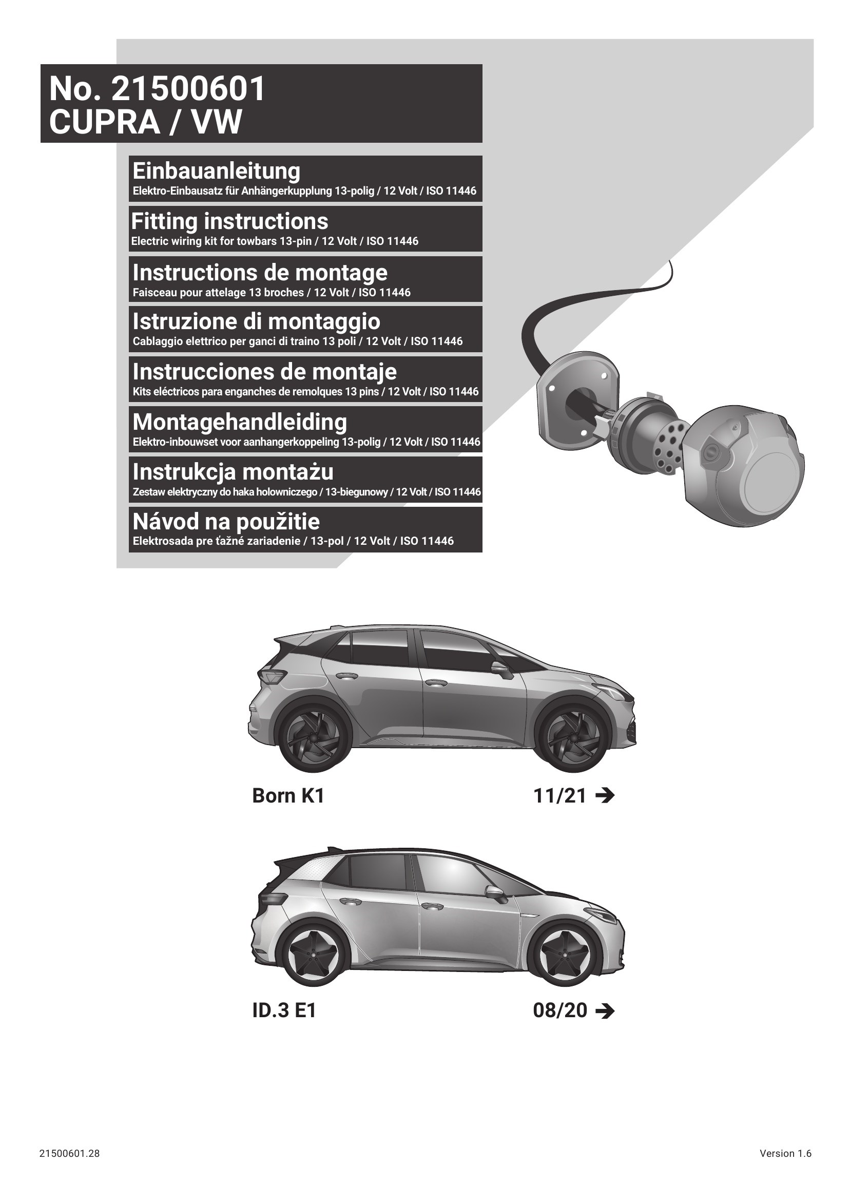 Cupra Boorn 2021 Sonrası  13 P Orijinal Tesisat 