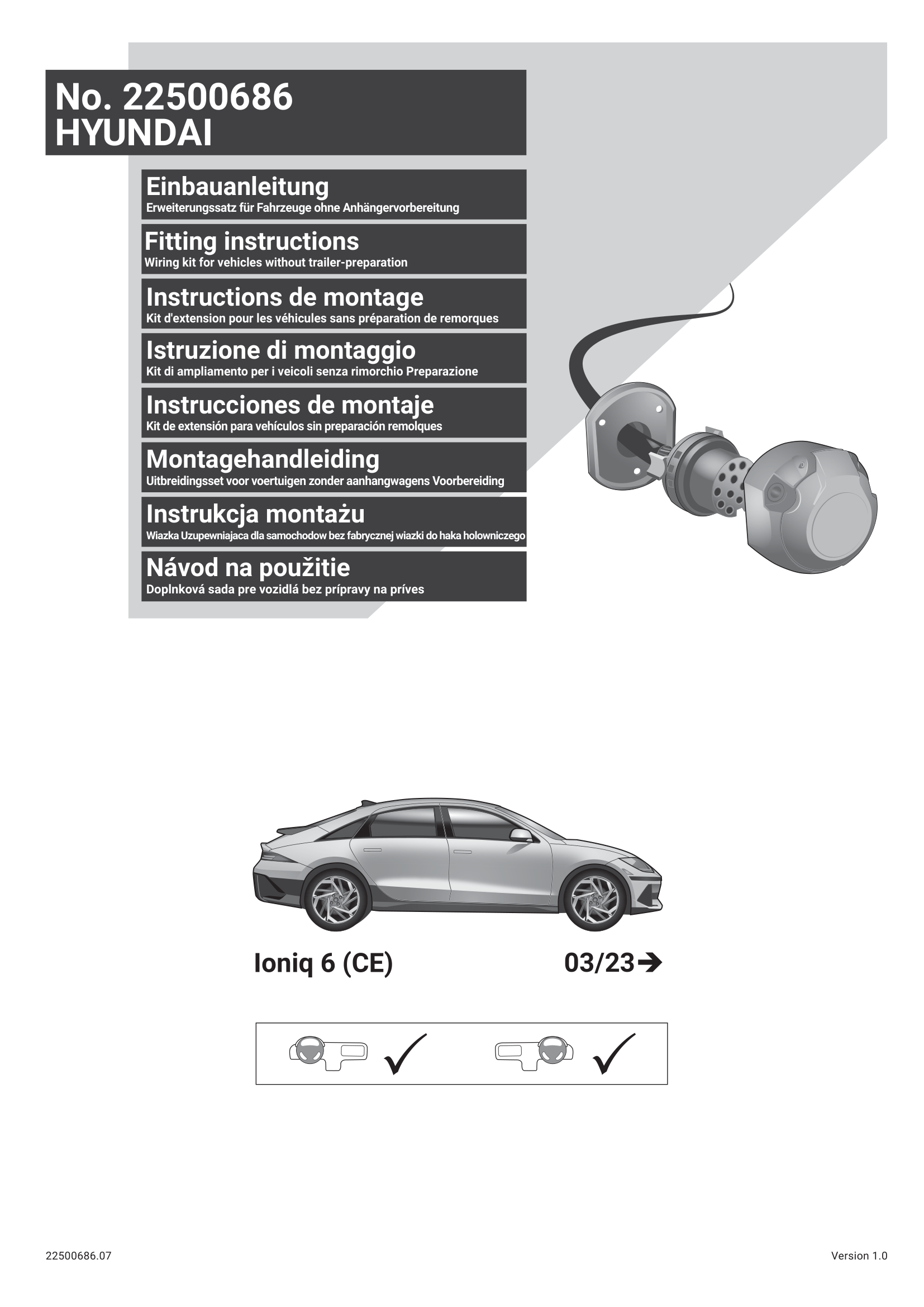 Hyundai Ioniq 6 Ek Elektrik Tesisatı (03/2023→)