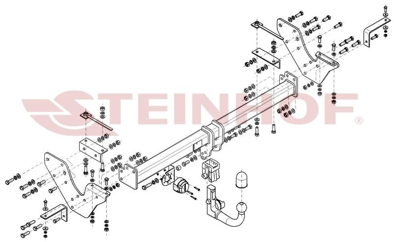 ISUZU D-Max 2012-2020 Sökülür Çeki demiri