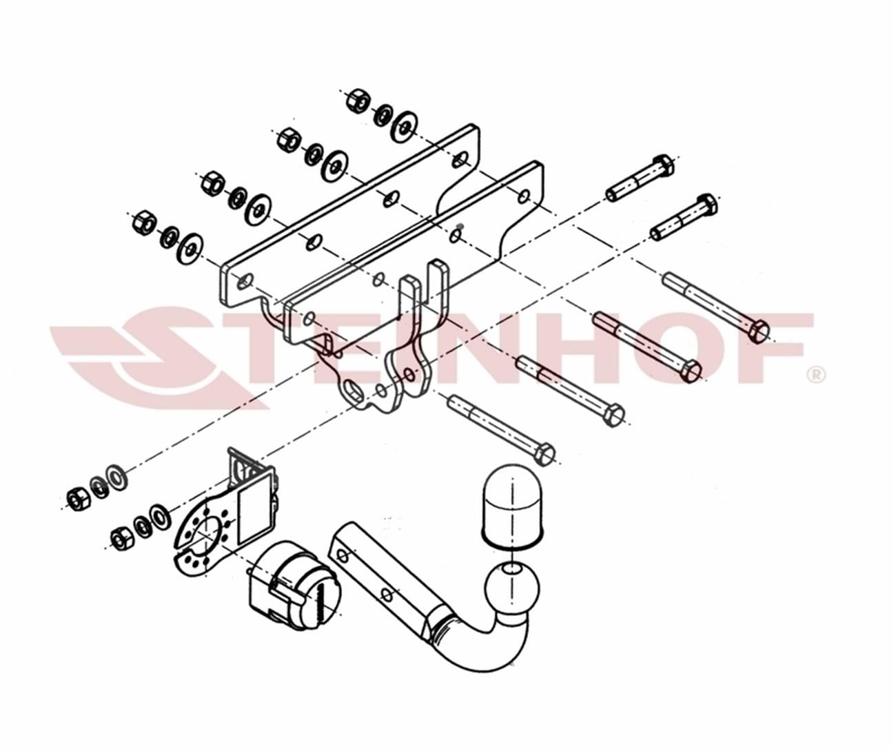 Jeep Wrangler 2007-2018   Çeki Demiri (JK KASA ) 