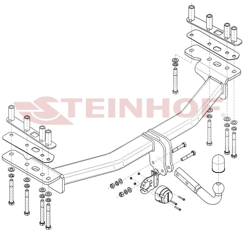 Land Rover Discovery Sport 2014-2019 Çeki demiri (L550)