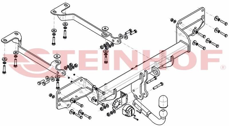 Land Rover Range Rover Sport 2013-2022  Çeki demiri (L494)