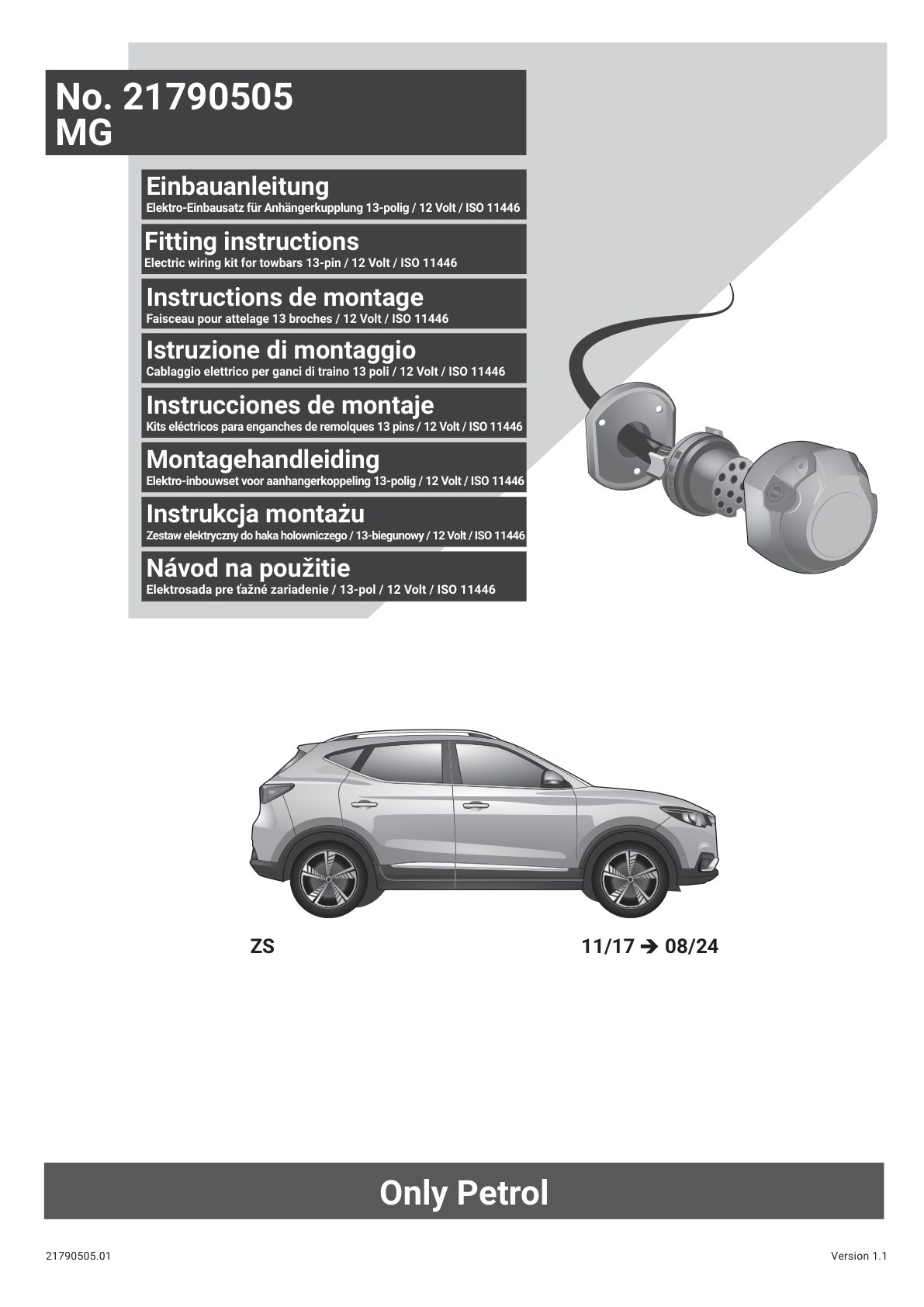 MG ZS 2017 Sonrası  Orijinal Tesisat 
