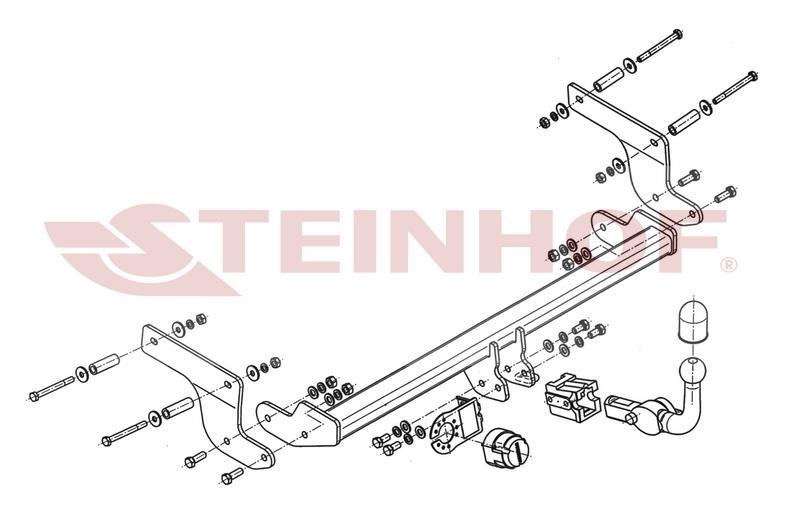 RENAULT Clio 2012-2020 Hatchback Sökülebilir Çeki Demiri