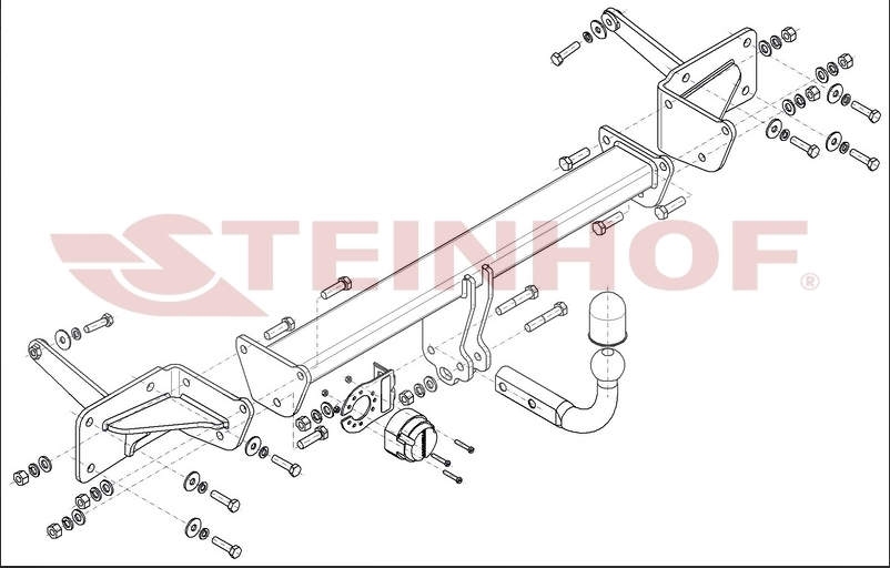 Volkswagen Transporter T7  2021 Sonrası  Çeki Demiri 