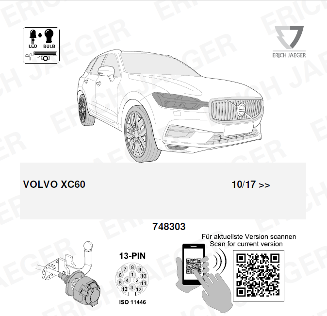  VOLVO XC60 | 2017 Sonrası Orijinal Tesisat