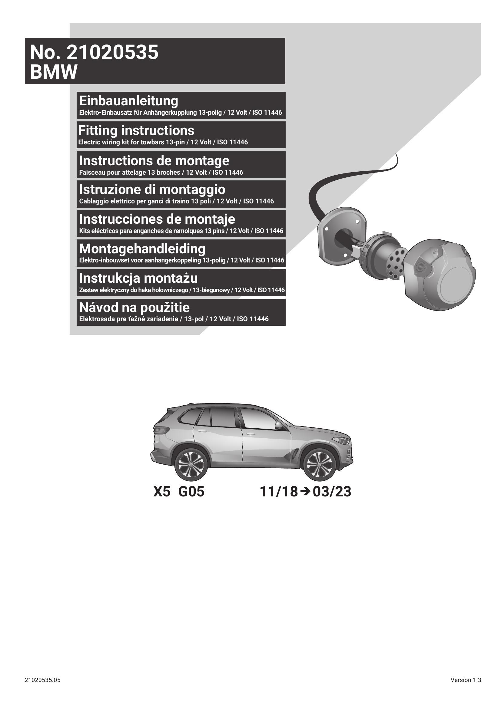 BMW X5 G05 2018 - 2023 Orijinal Tesisat