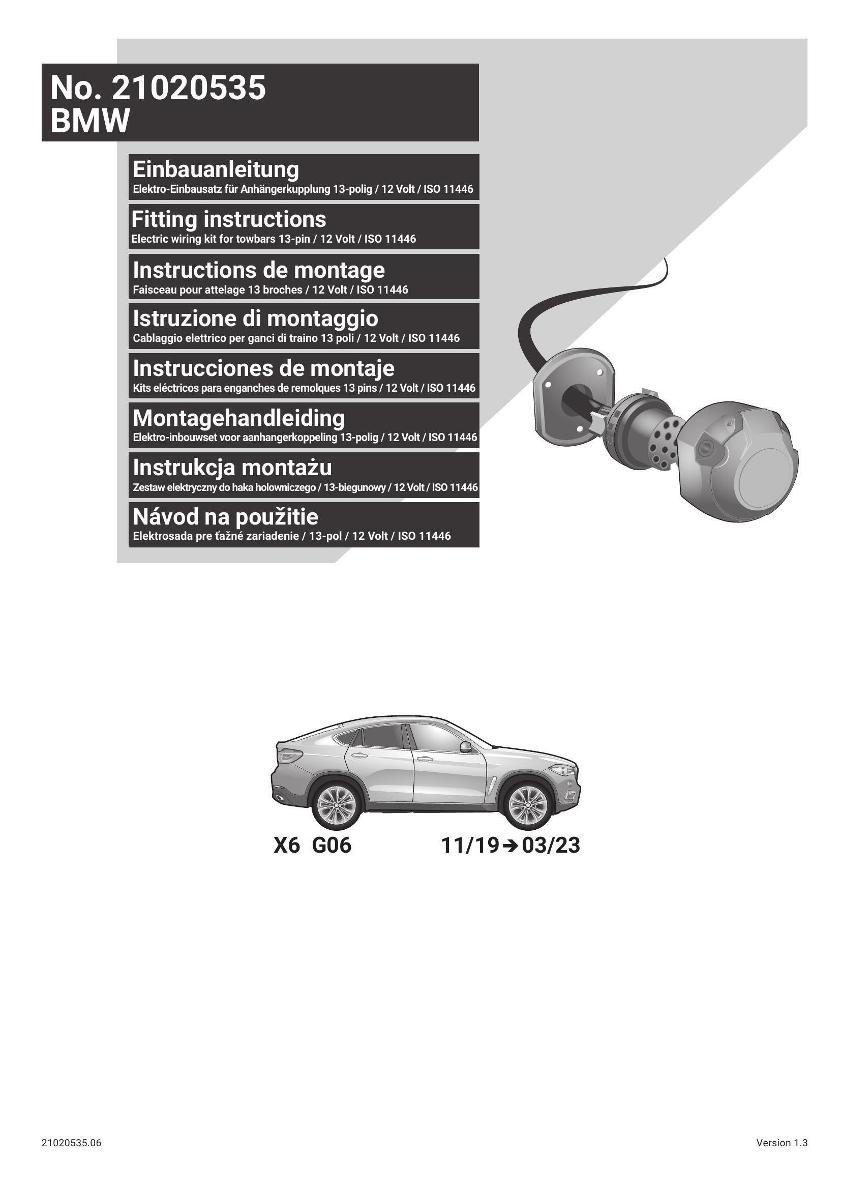 BMW X6 (G06) 2019-2023 Orijinal Tesisat