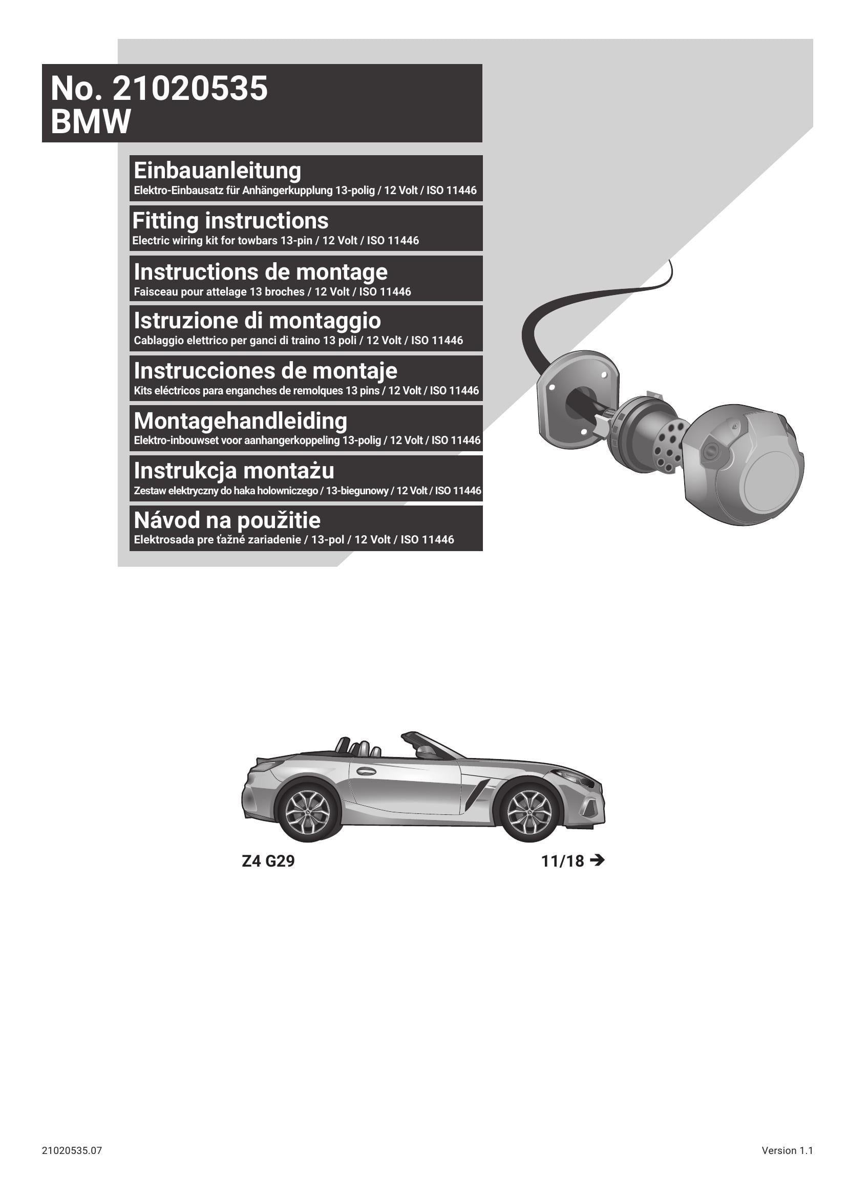 BMW Z4 G29 2018 Sonrası Orijinal Tesisat