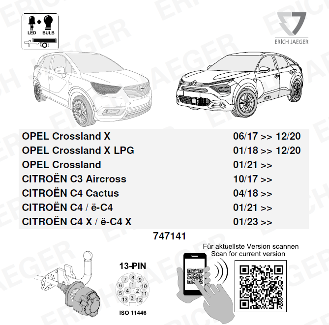 CITROËN C3 Aircross | 2017 Sonrası Orijinal Tesisat