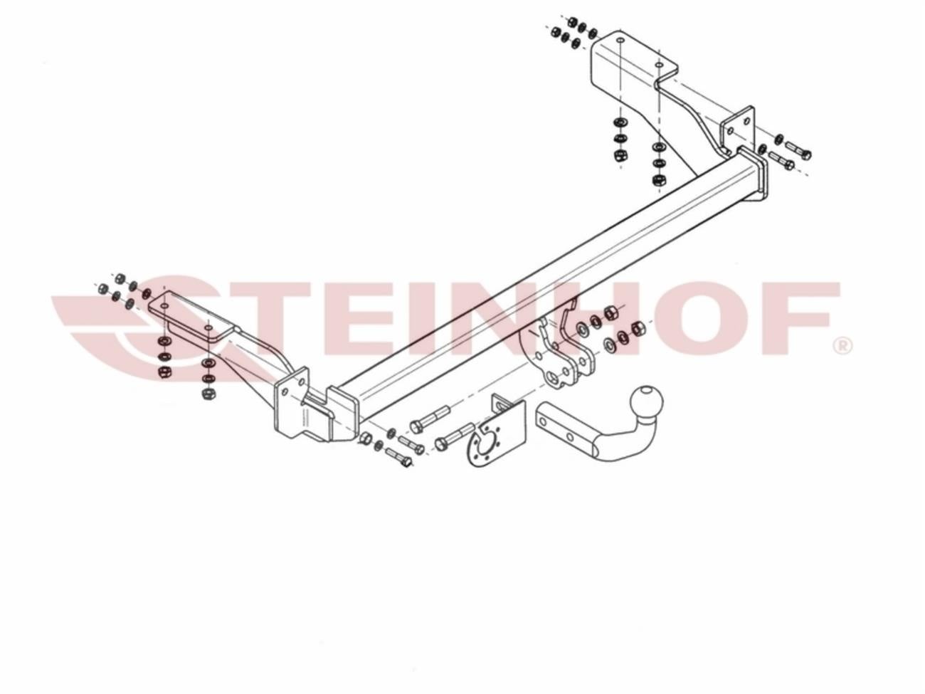 Citroen C4 2004-2010 Çeki Demiri
