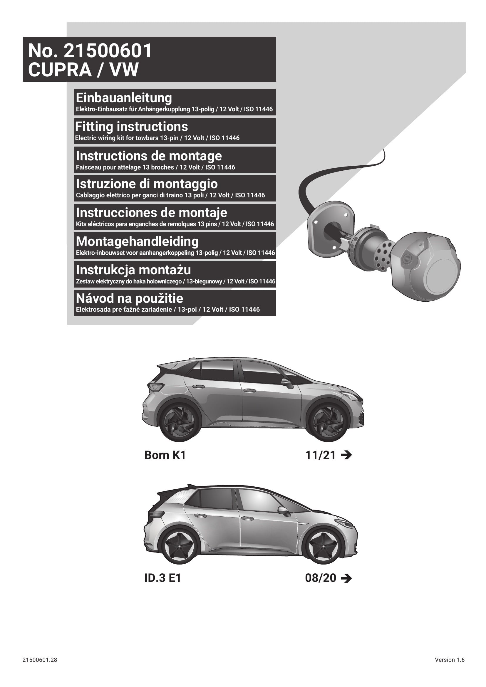 Cupra Boorn 2021 Sonrası  13 P Orijinal Tesisat 