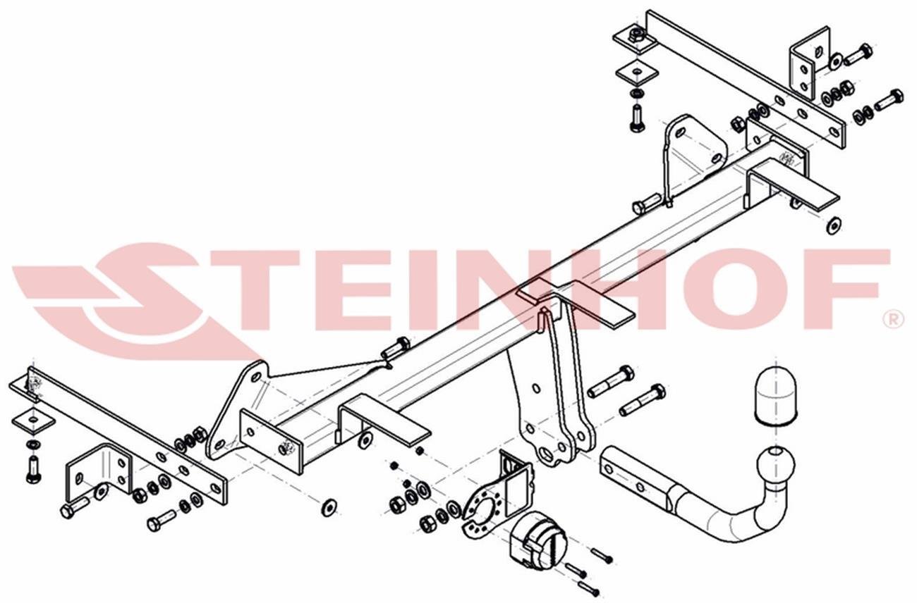 FIAT 500 L Trekking 2012-2007 Çeki demiri