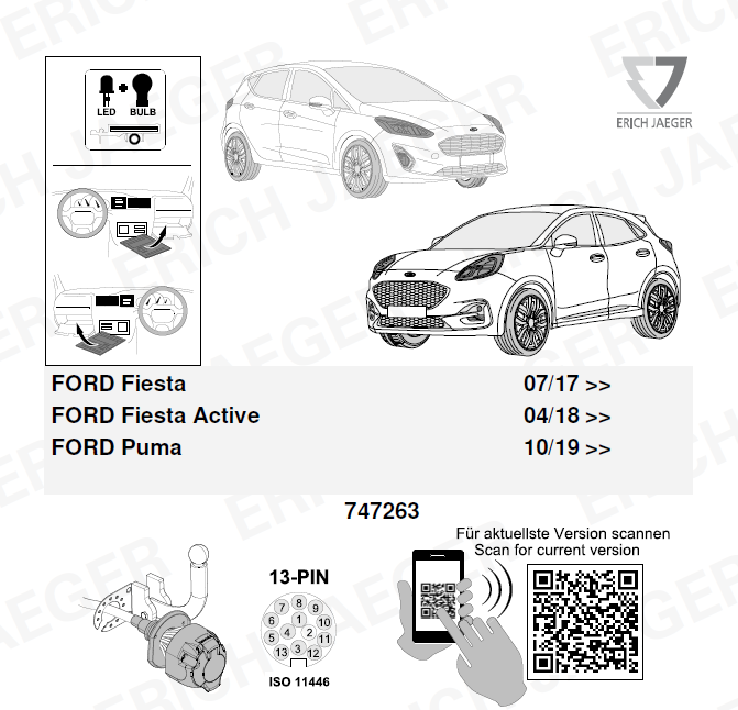 FORD Fiesta | 2017 Sonrası Orijinal Tesisat
