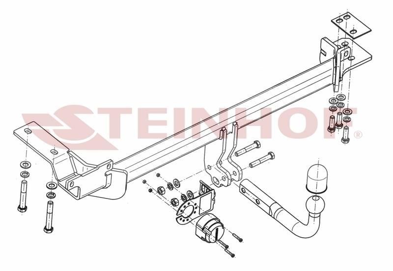 Land Rover Range Rover Evoque 2011-2019  Çeki demiri (L538)