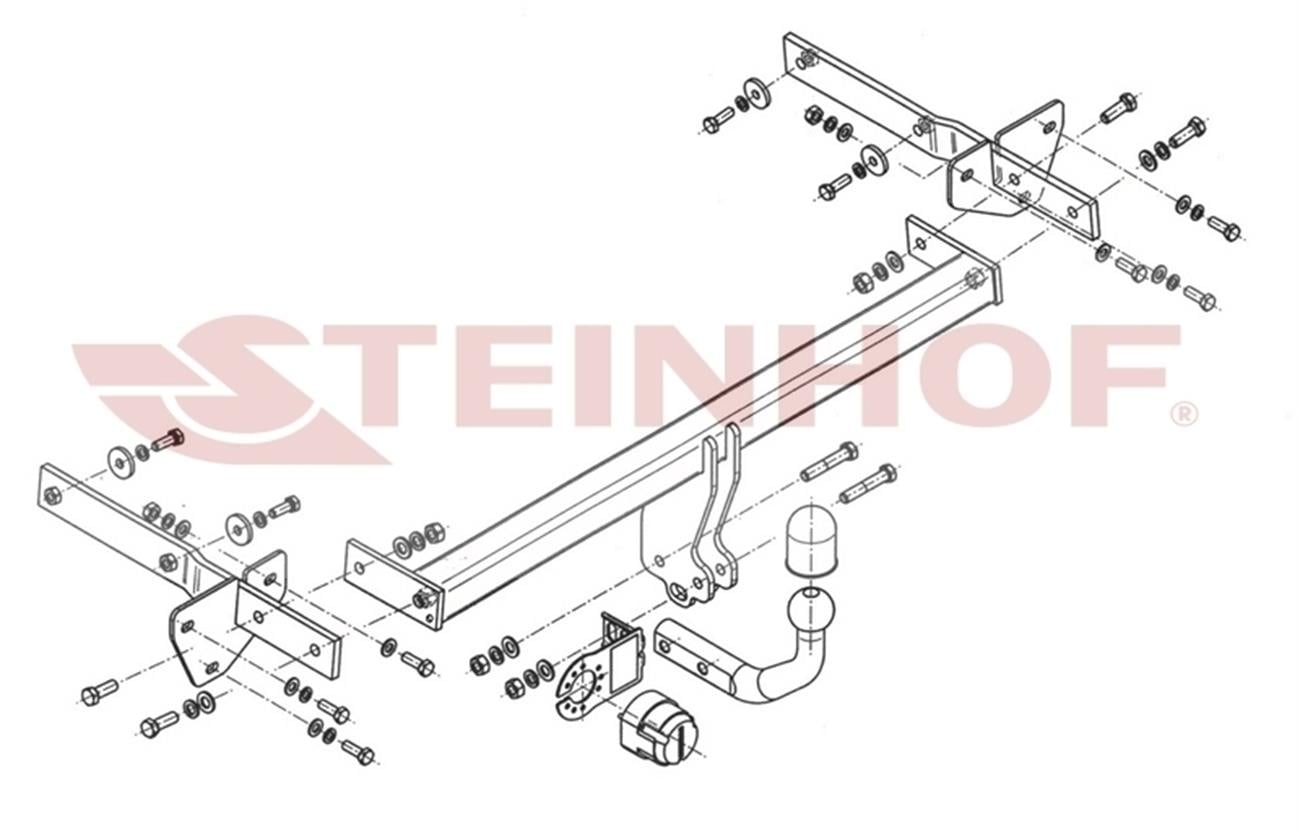 MERCEDES B Serisi 2005-2011  Çeki Demiri  W245 Kasa