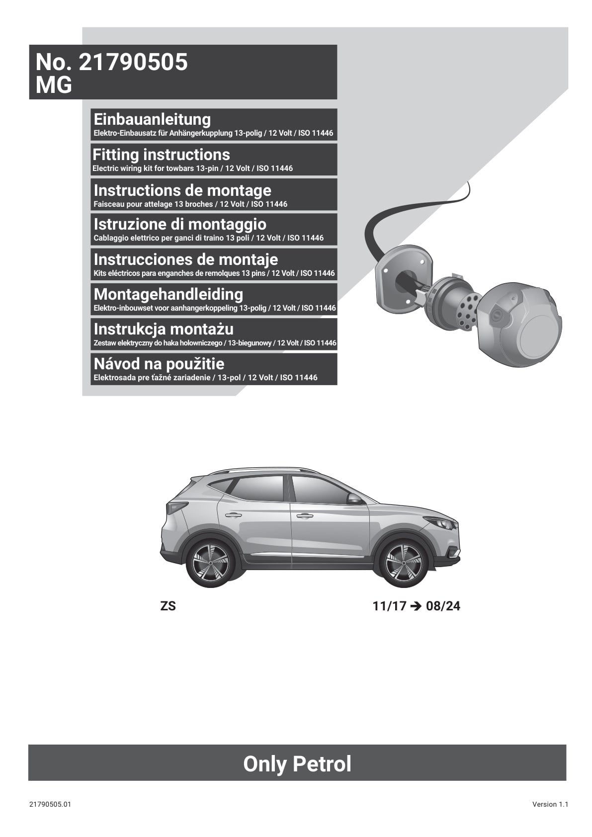 MG ZS 2017 Sonrası  Orijinal Tesisat 