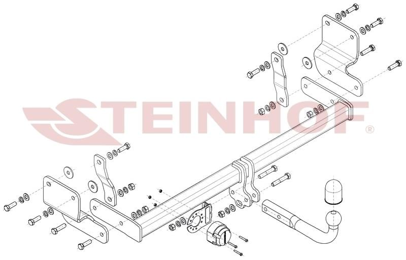 Mitsubishi Pajero Pinin 1999-2007 YATAY Çeki Demiri 