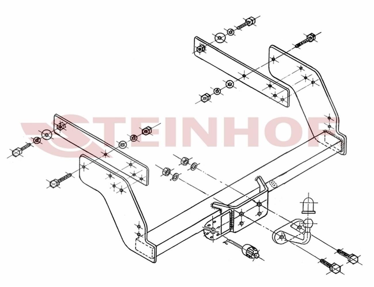 NİSSAN Pickup 2000-2005  Çeki Demiri