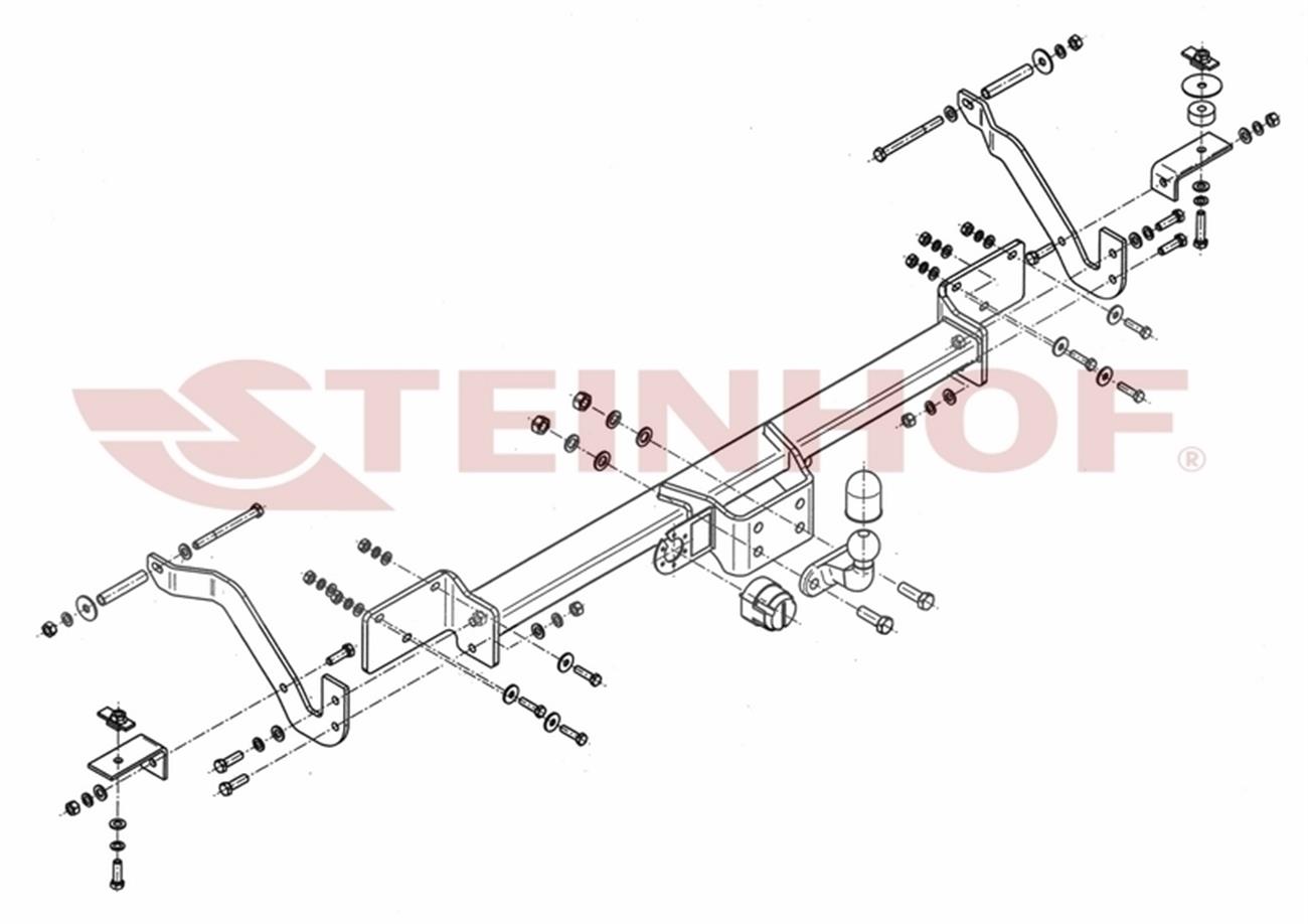 Peugeot Boxer 2006-2014   Çeki Demiri Uzun Şasi