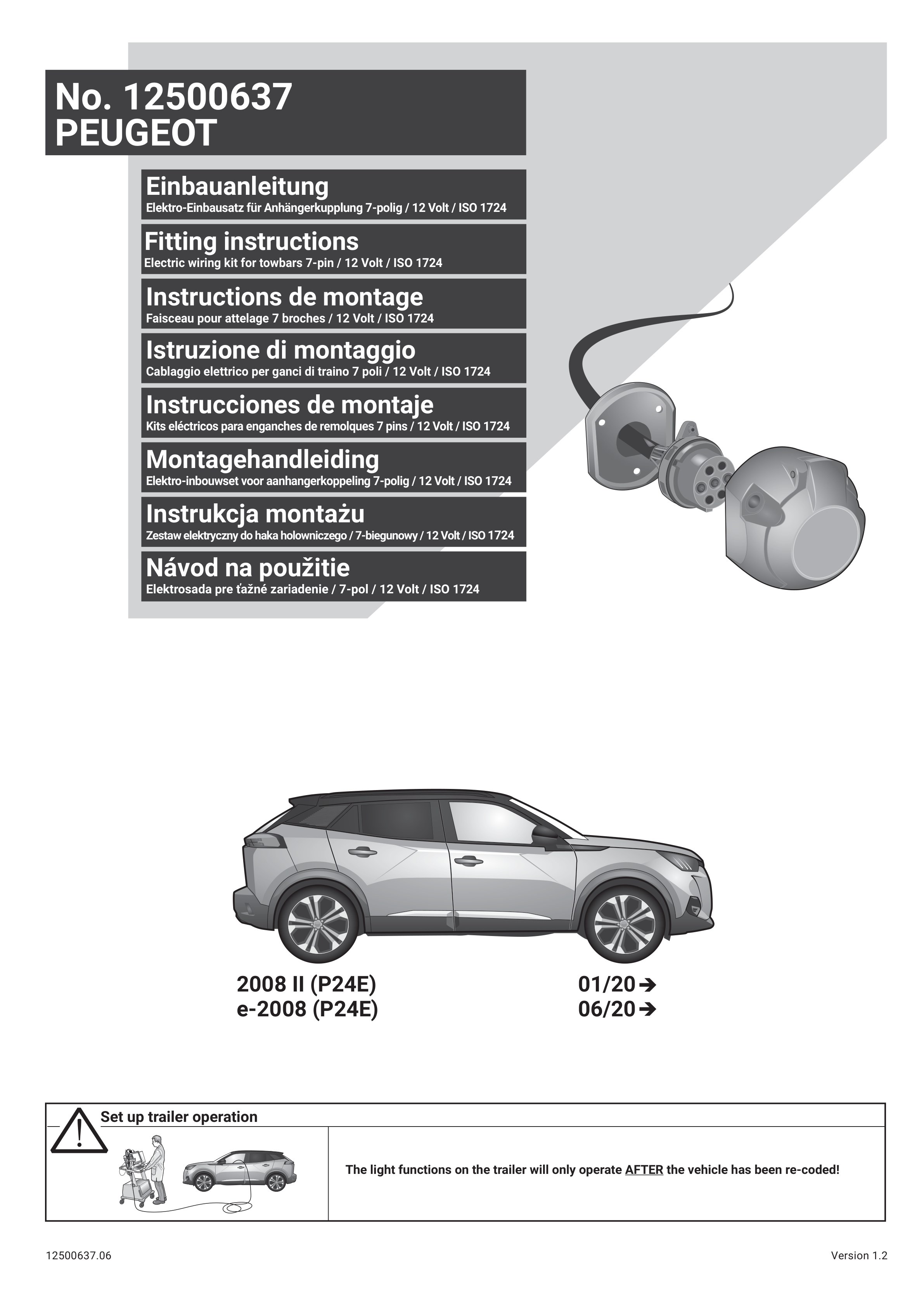 PEUGEOT e-2008 - Facelift | 2023 7 P Orijinal Tesisat
