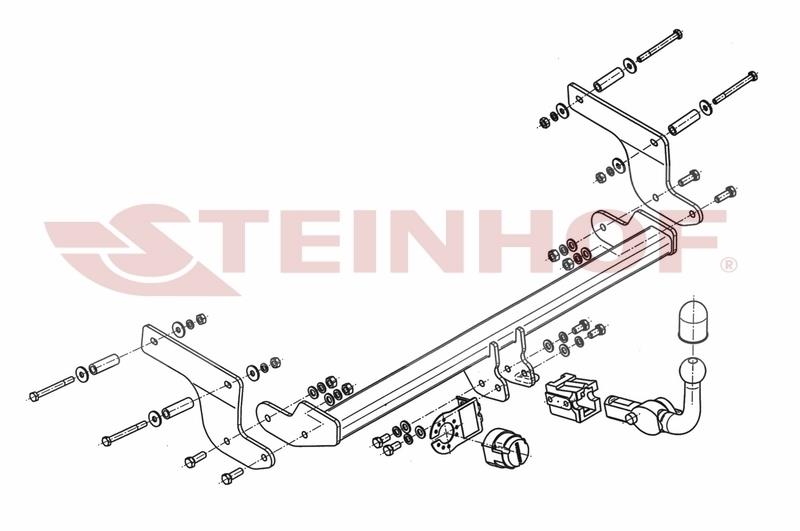 RENAULT Clio 2012-2020 Hatchback Sökülebilir Çeki Demiri