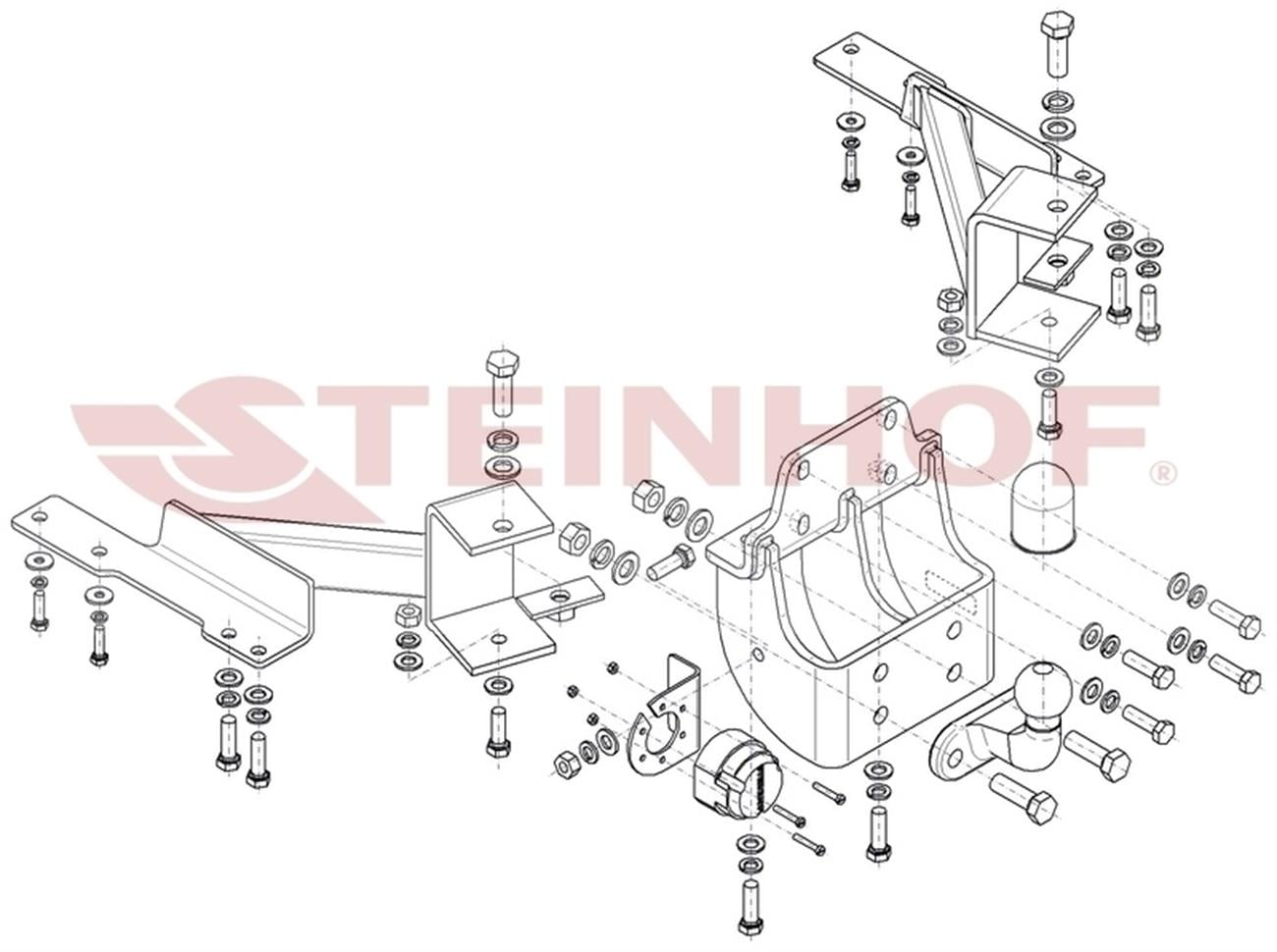 Toyota Land Cruiser 2003-2009 Çeki Demiri Hatchback  (J120 Kasa) Flanşlı