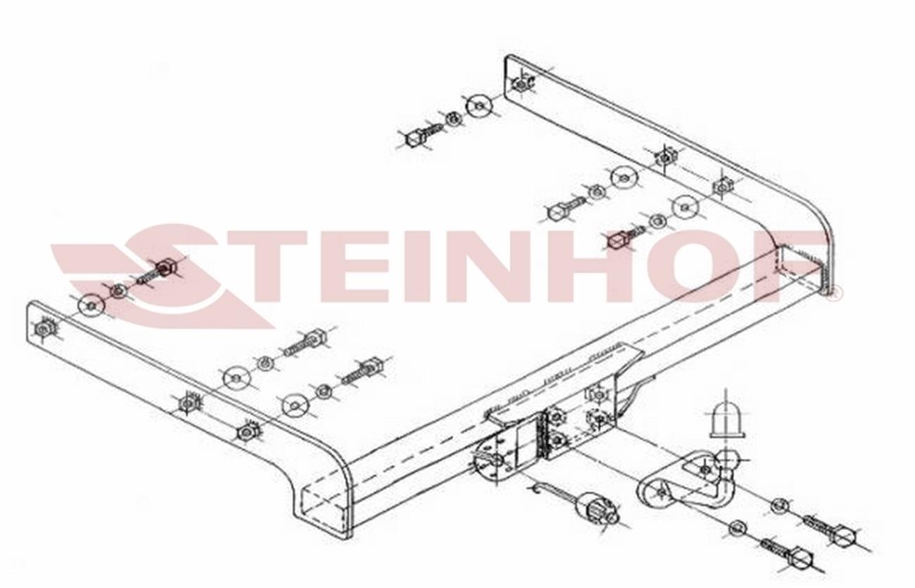 Volkswagen Transporter Pickup T4 1990-2003  Çeki Demiri 