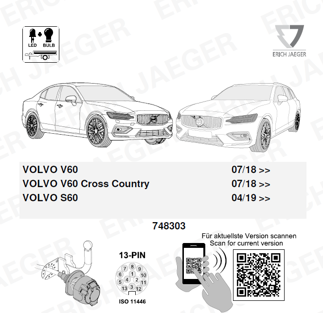 VOLVO S60 | 2019 Sonrası Orijinal Tesisat