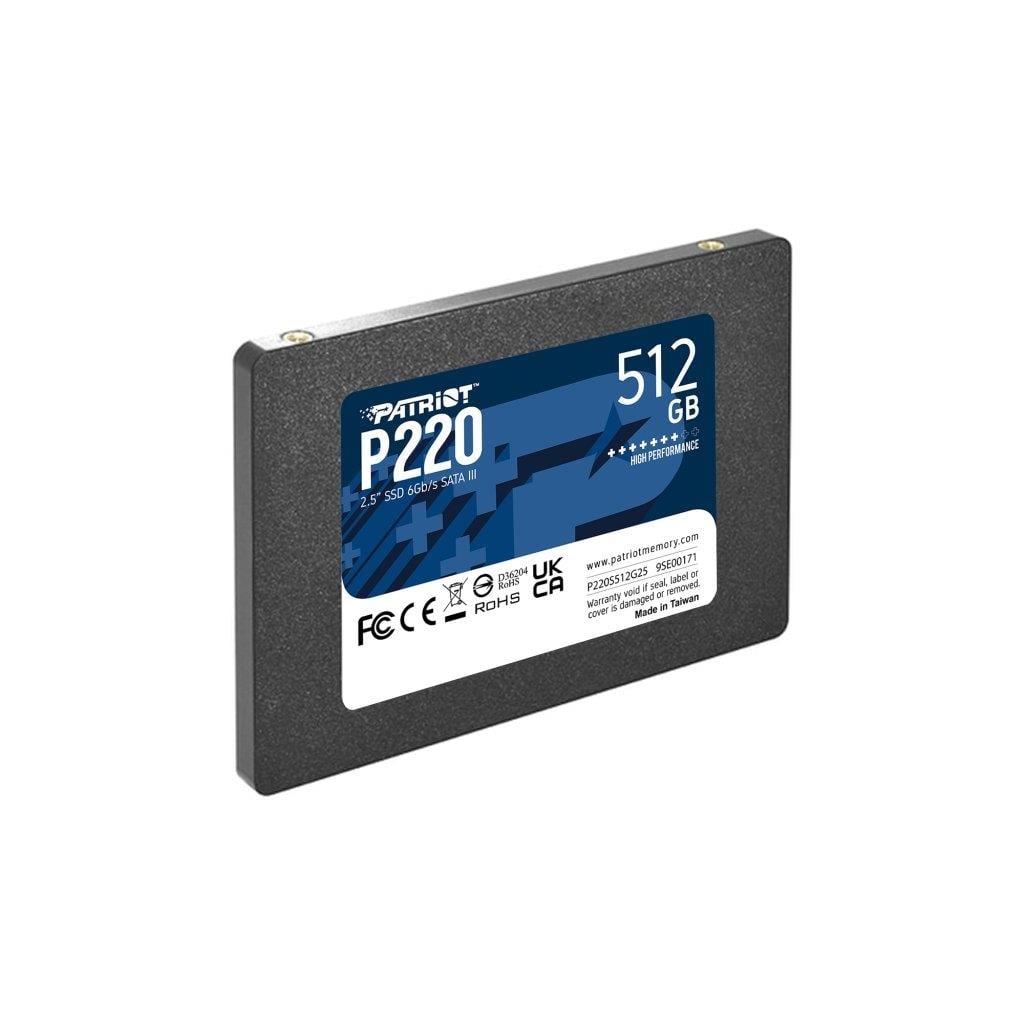 PATRIOT P220 512GB 550/500MB/s 2.5