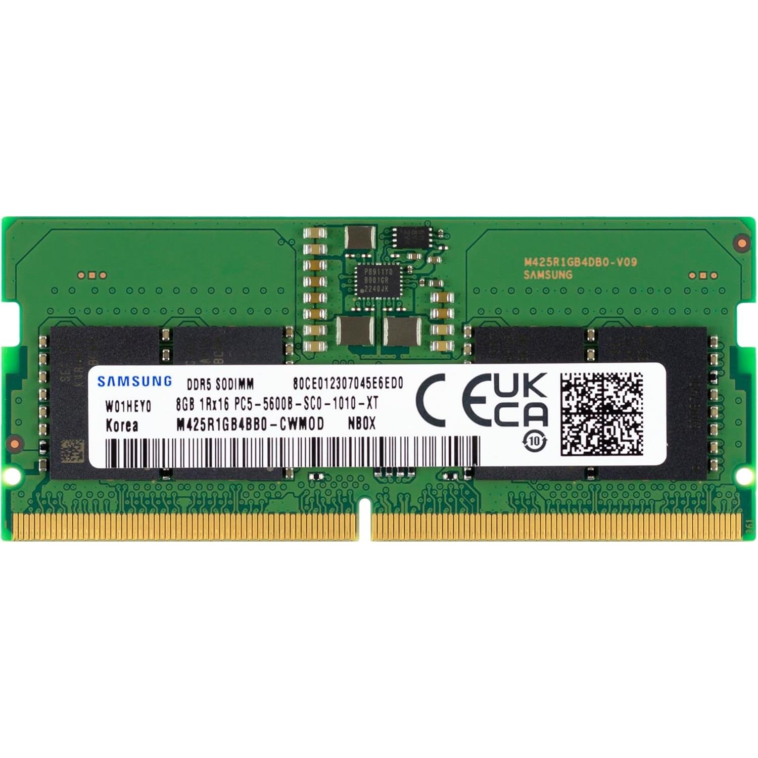 SAMSUNG 8GB 5600MHz DDR5 NOTEBOOK RAM BULK M425R1GB4BB0